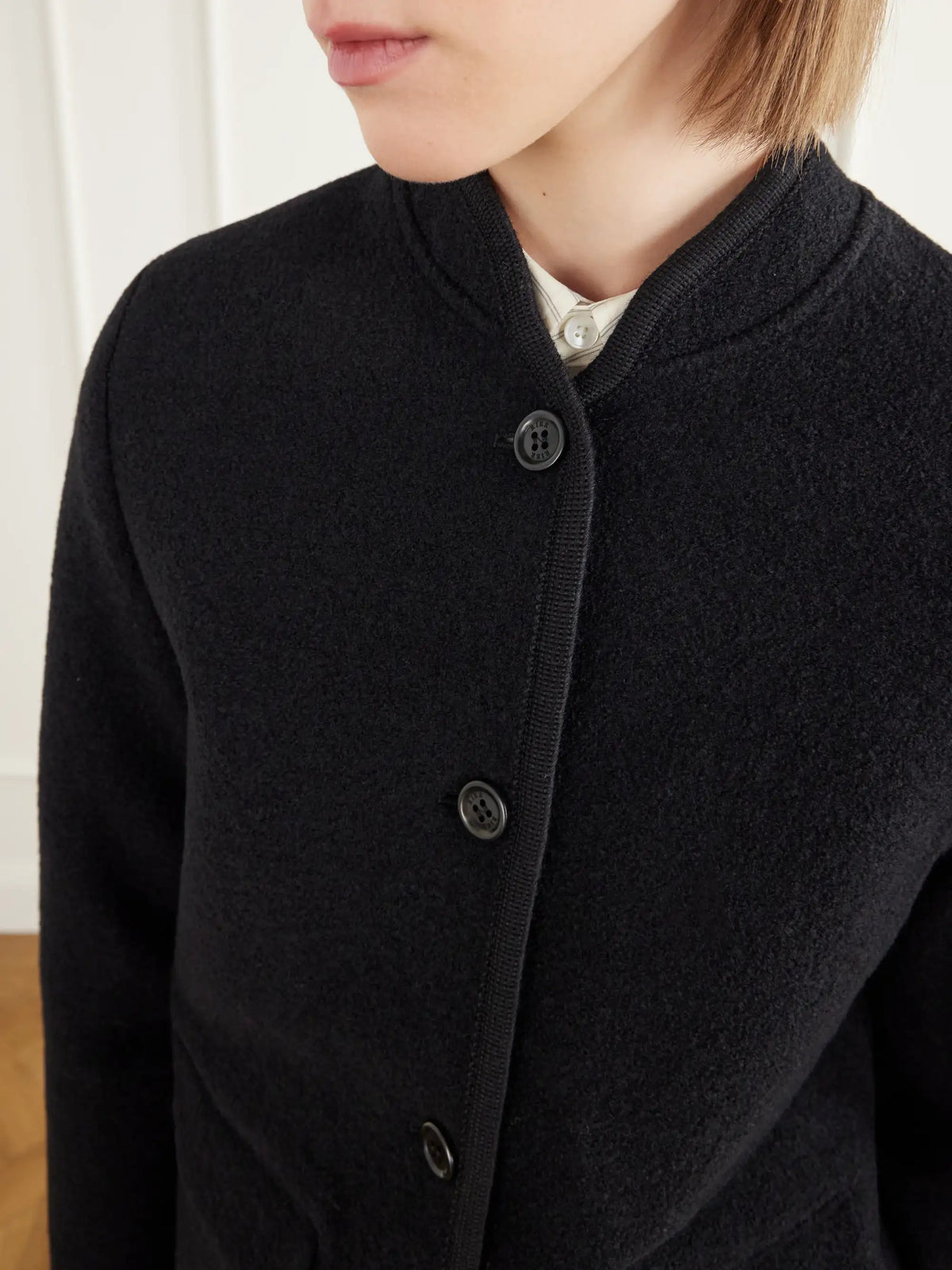 RIER Walker Felted Wool-fleece Jacket