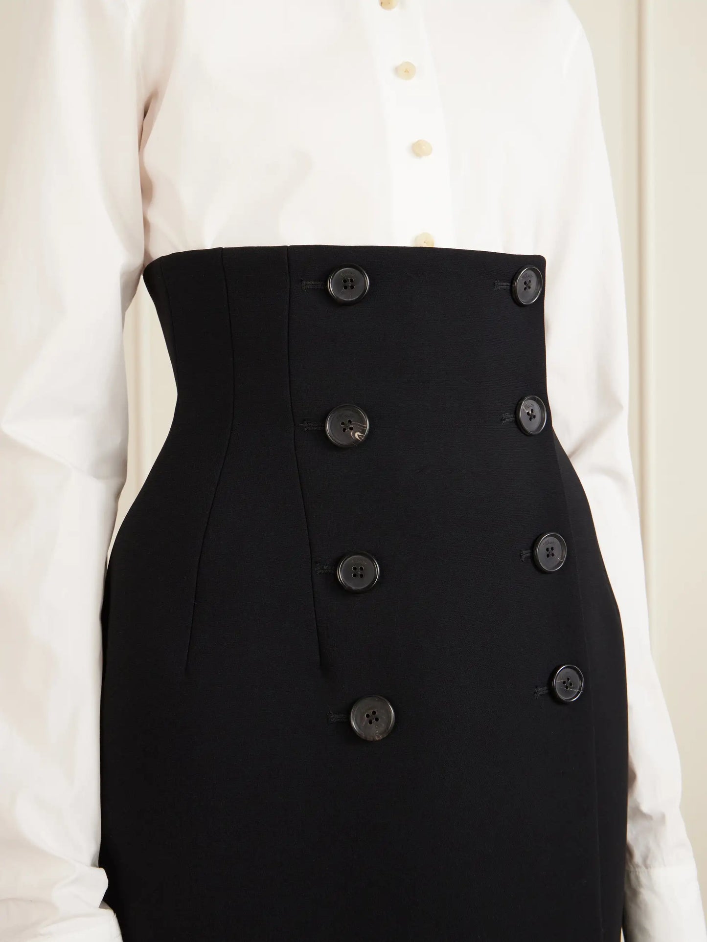 Luiza Crepe Midi Skirt