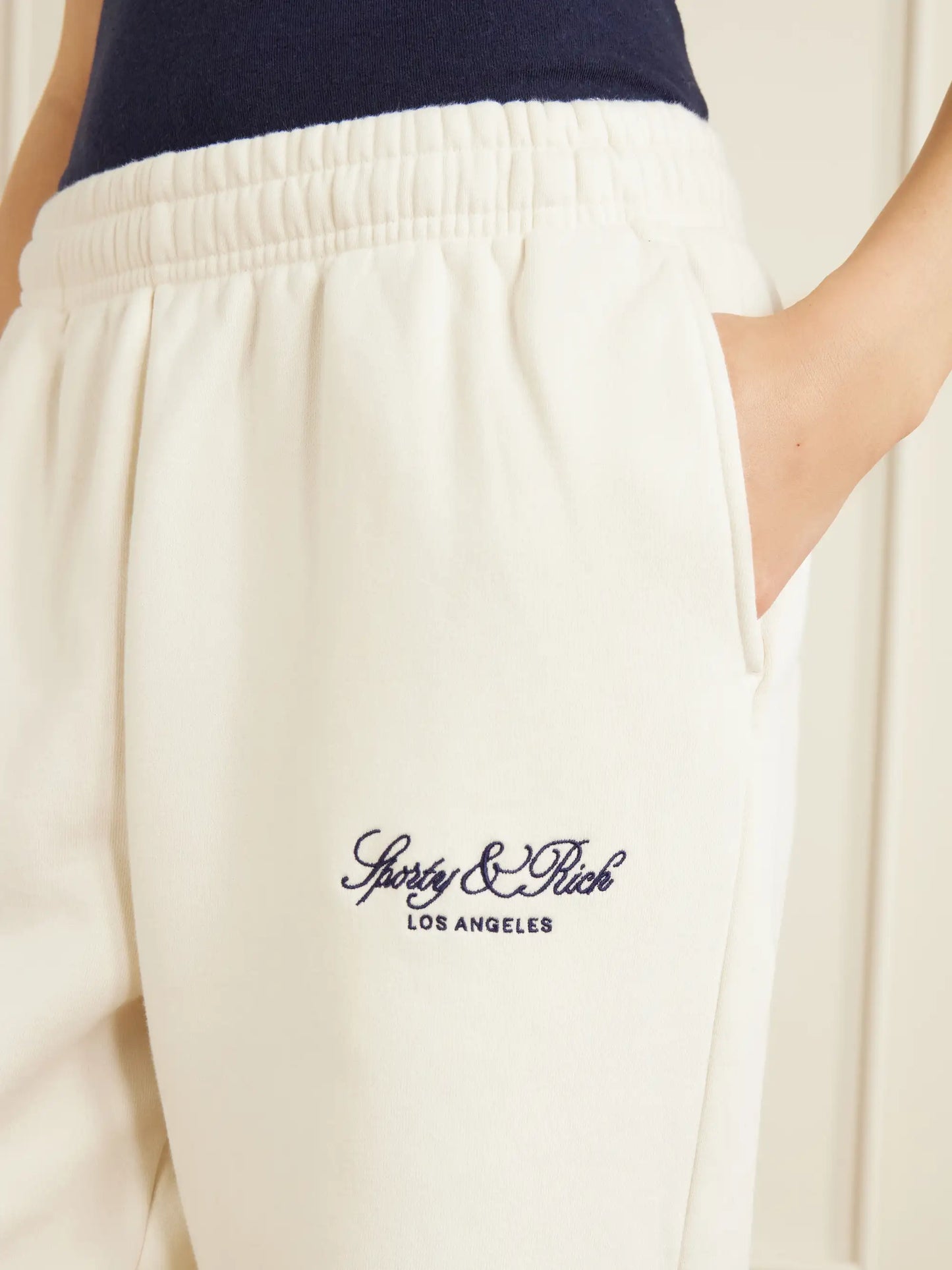 Vendome La Embroidered Cotton-fleece Track Pants