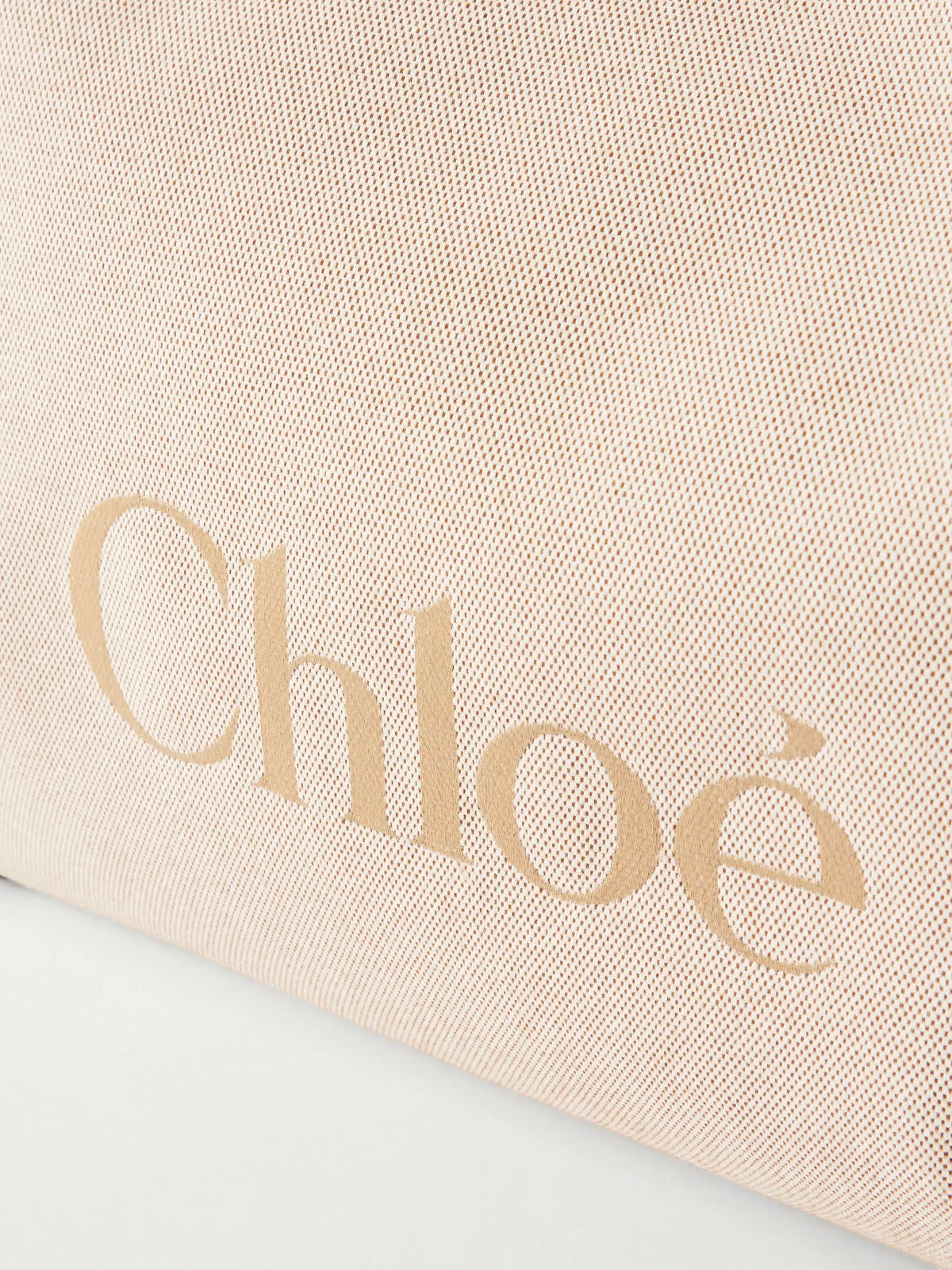 Leather-trimmed Canvas Tote Bag
