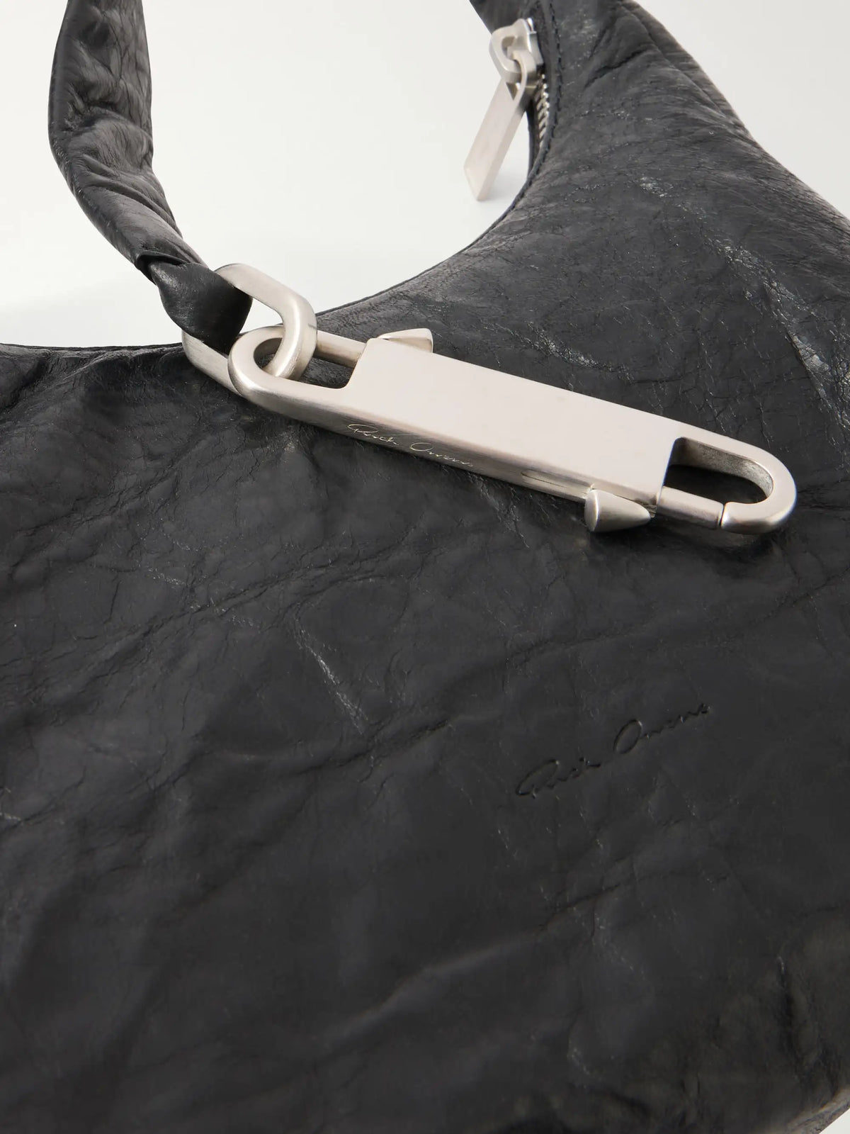 Disco Gemini Crinkled-leather Shoulder Bag