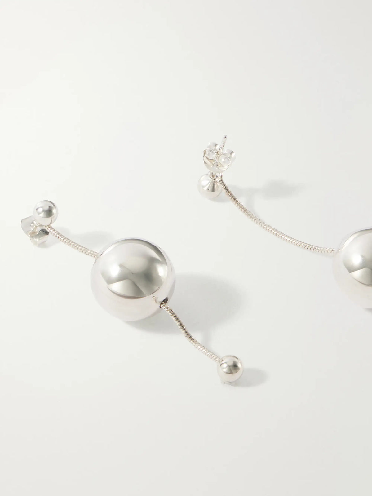 Camille Surault Vada Asymmetric Sterling Silver Earrings