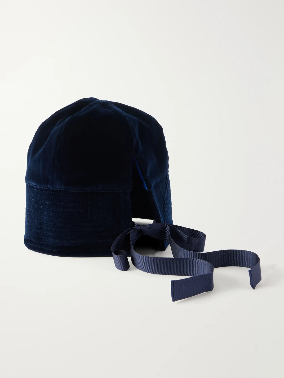 Les Vacances D'Irina Cotton-velvet Sailor Hat