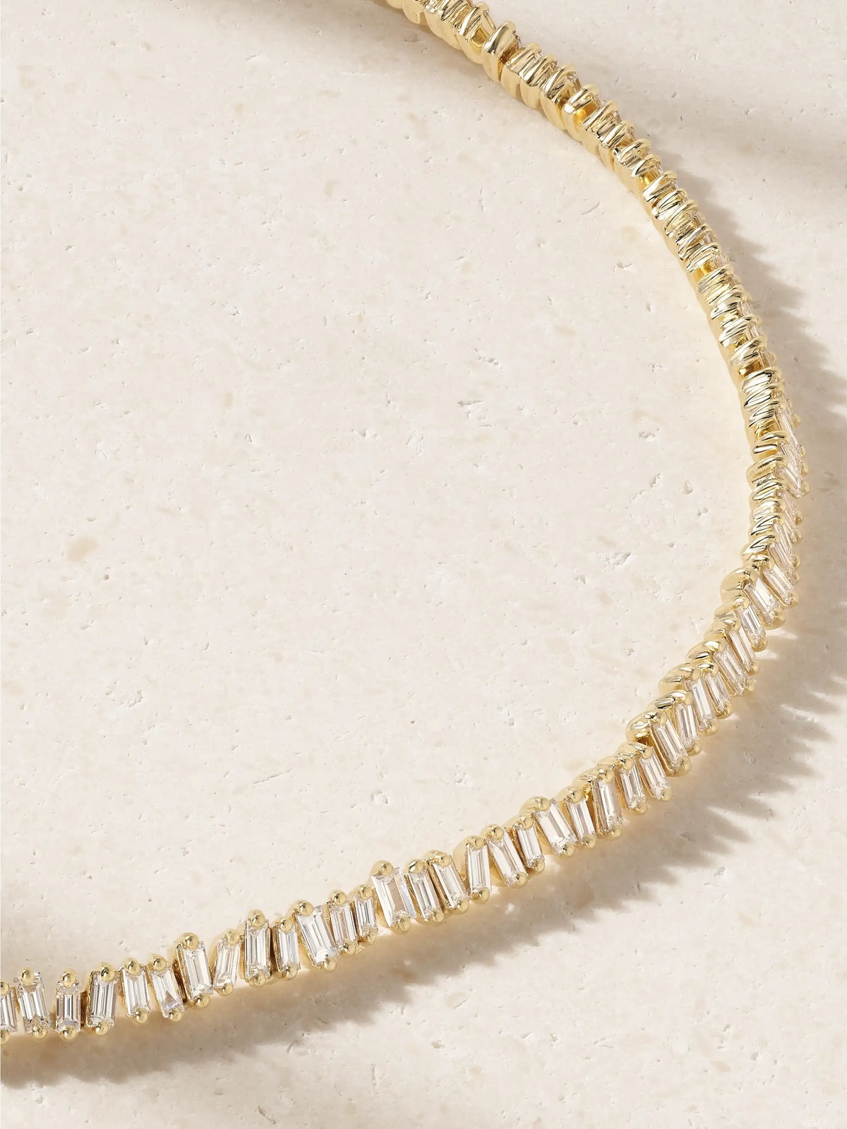18-karat Gold Diamond Tennis Necklace