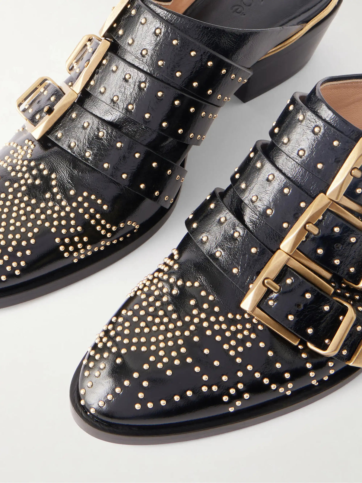 Susanna Studded Leather Mules