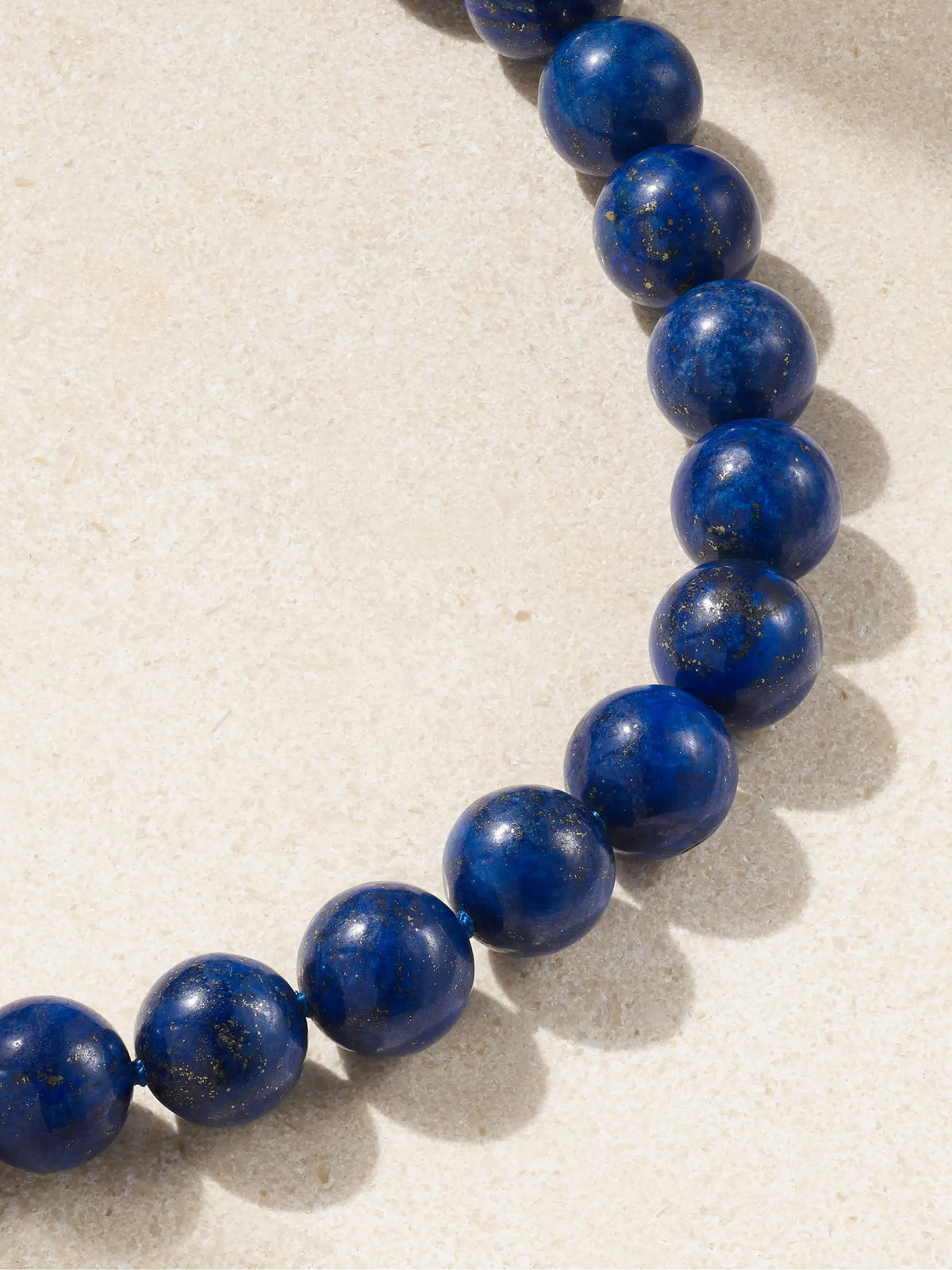 Gold Lapis Lazuli Necklace