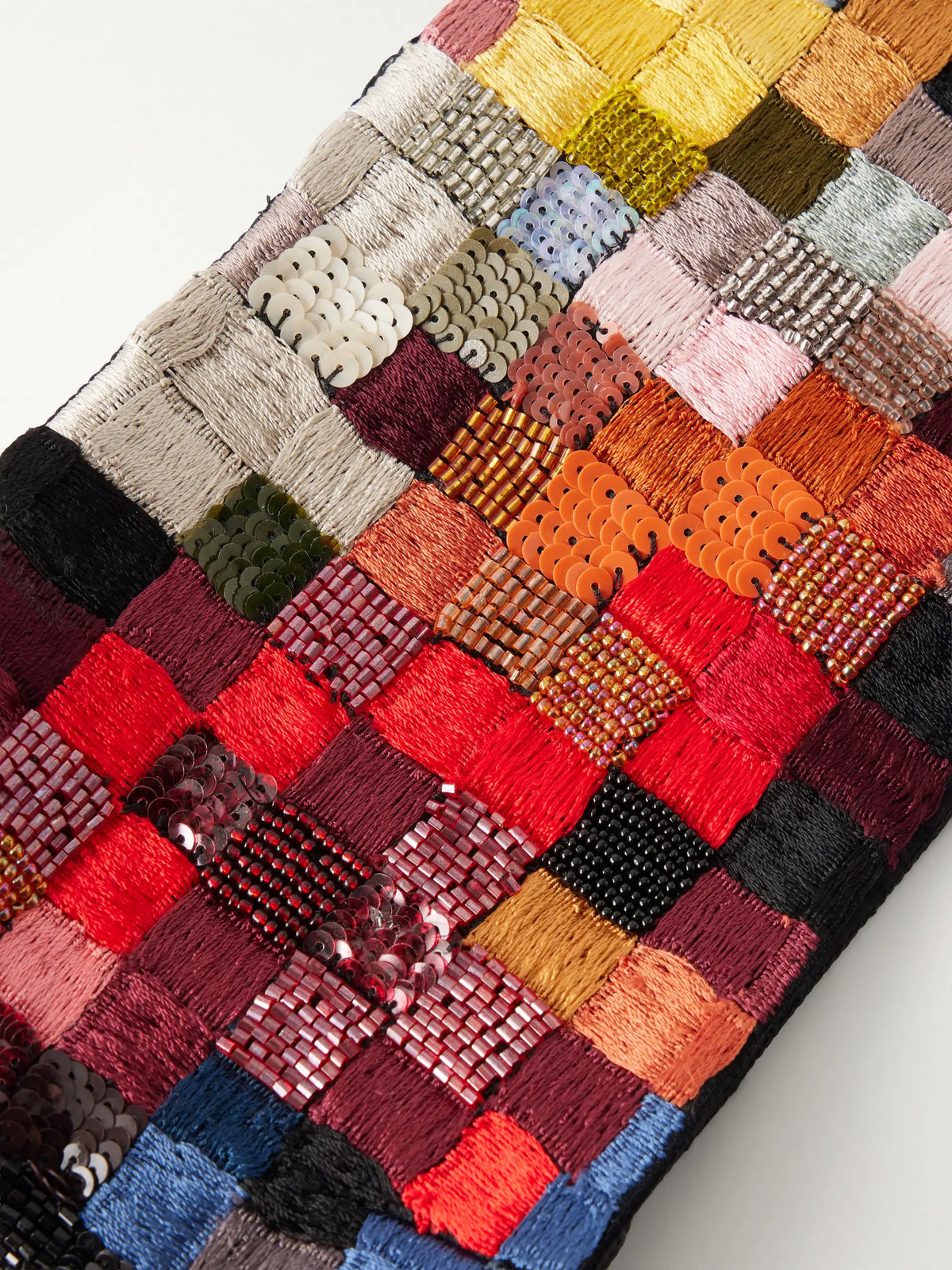 Dries Van Noten Bead-embellished Embroidered Twill Belt
