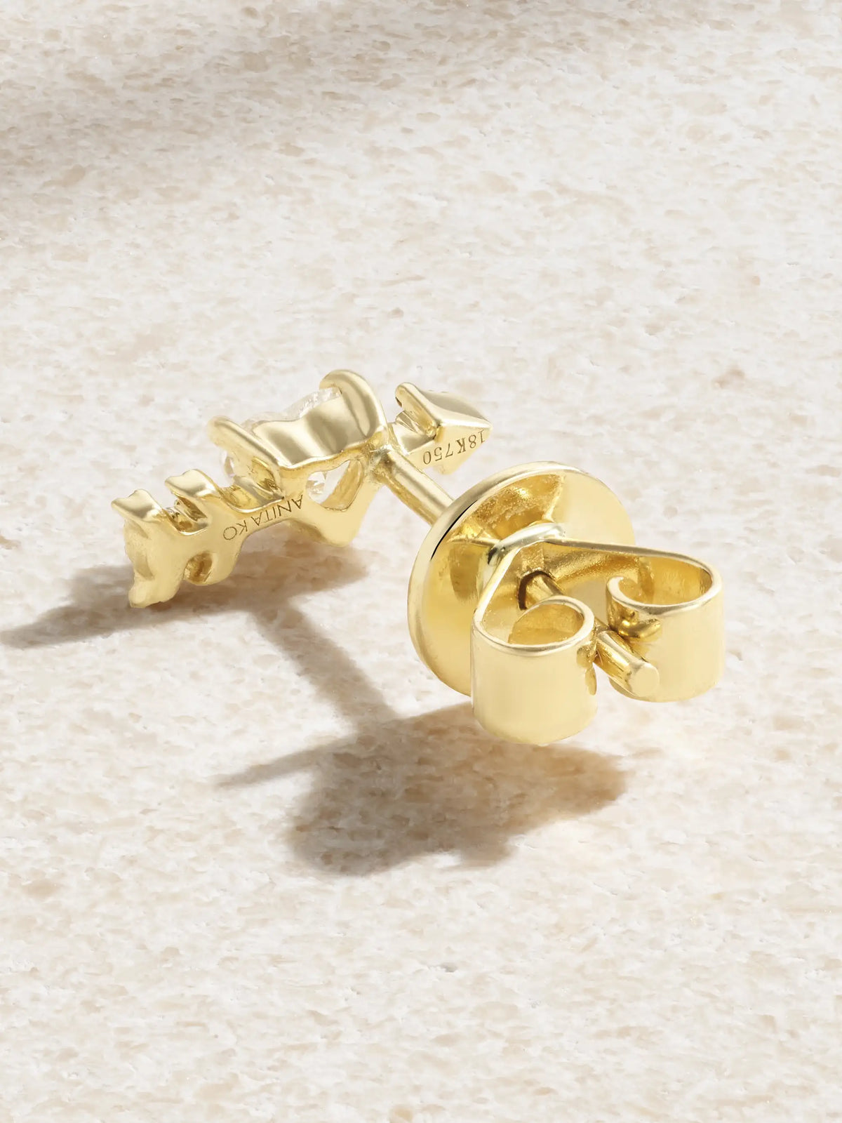 Cupid's Arrow 18-karat Gold Diamond Single Earring