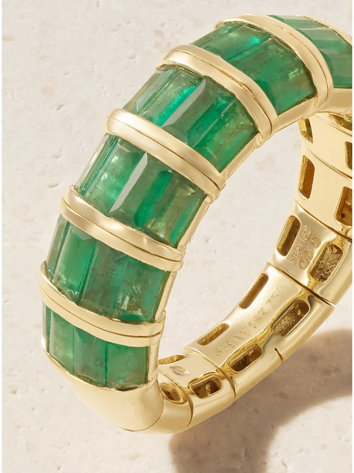 SHAY 18-karat Gold Emerald Ring