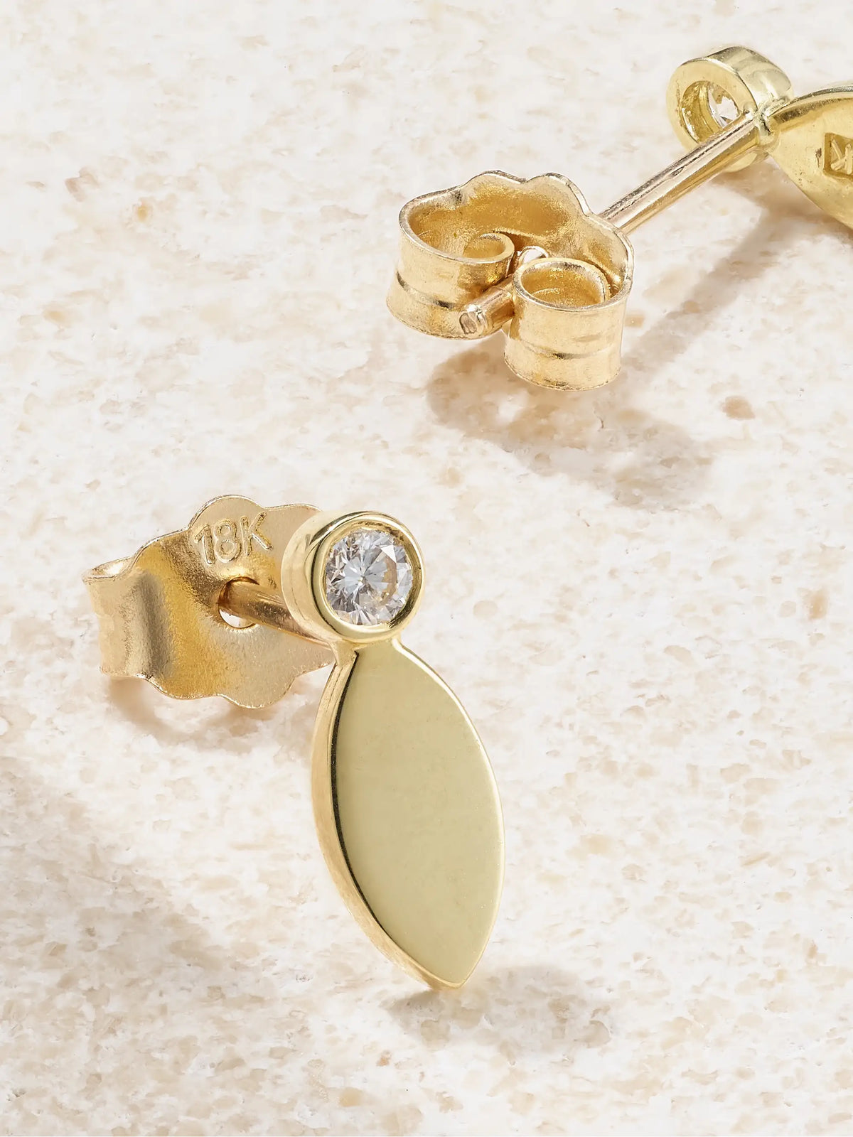 18-karat Gold And Diamond Earrings