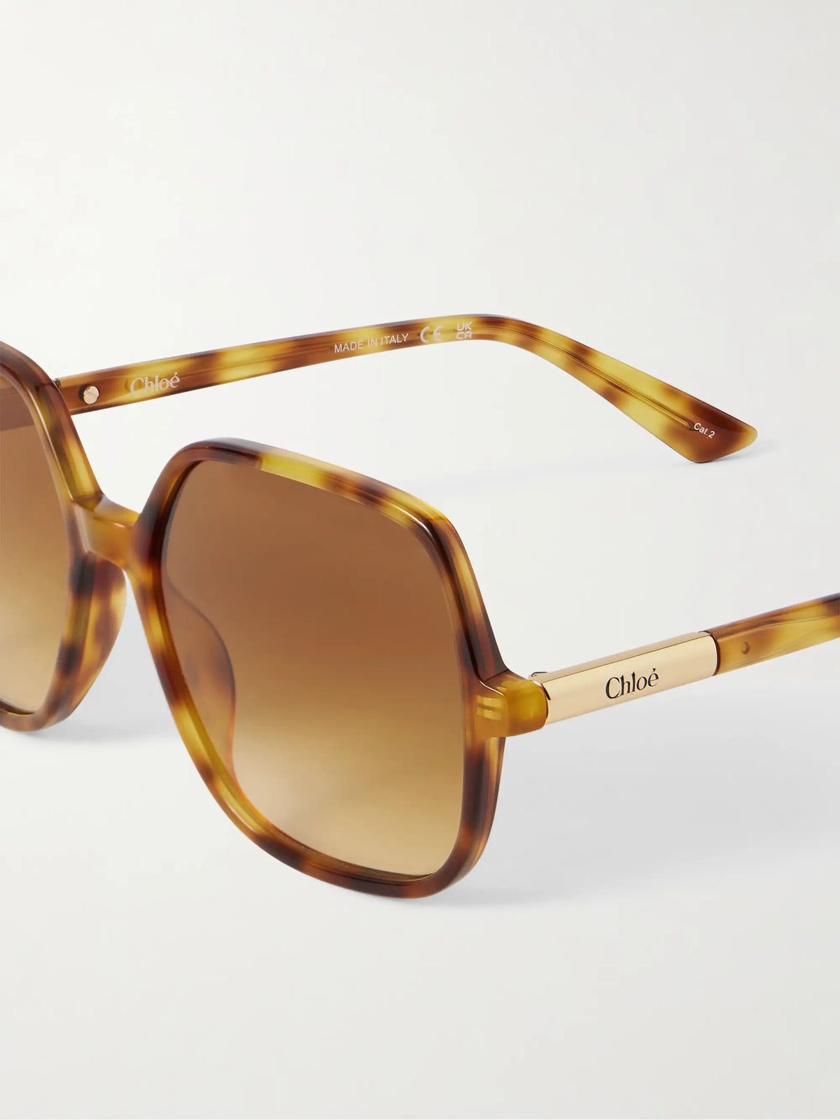 Judy Round-frame Tortoiseshell Acetate Sunglasses