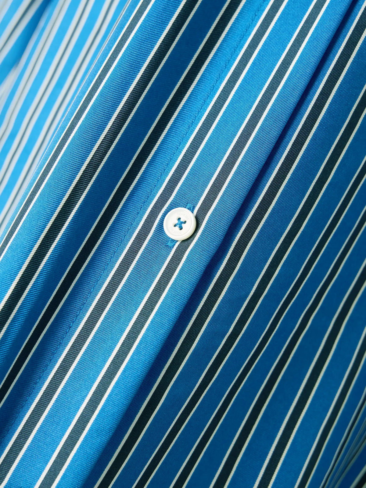 Oversized Striped Silk-twill Shirt