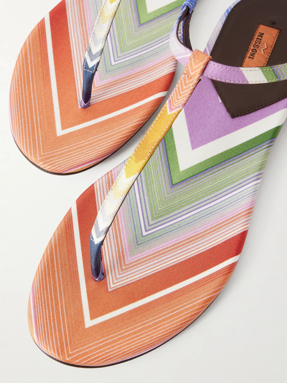 Leen Striped Twill Sandals