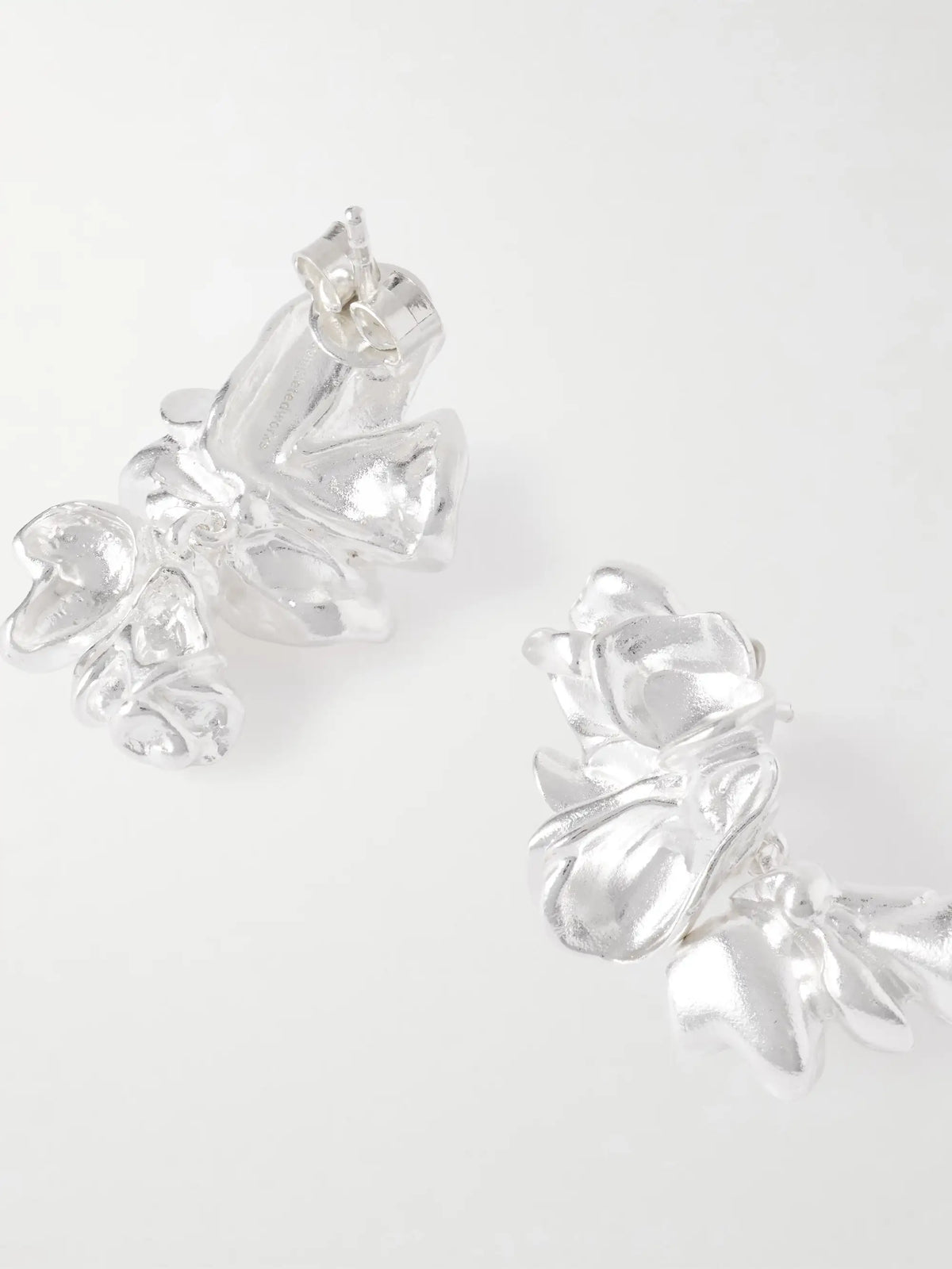 Splotch Silver-plated Earrings