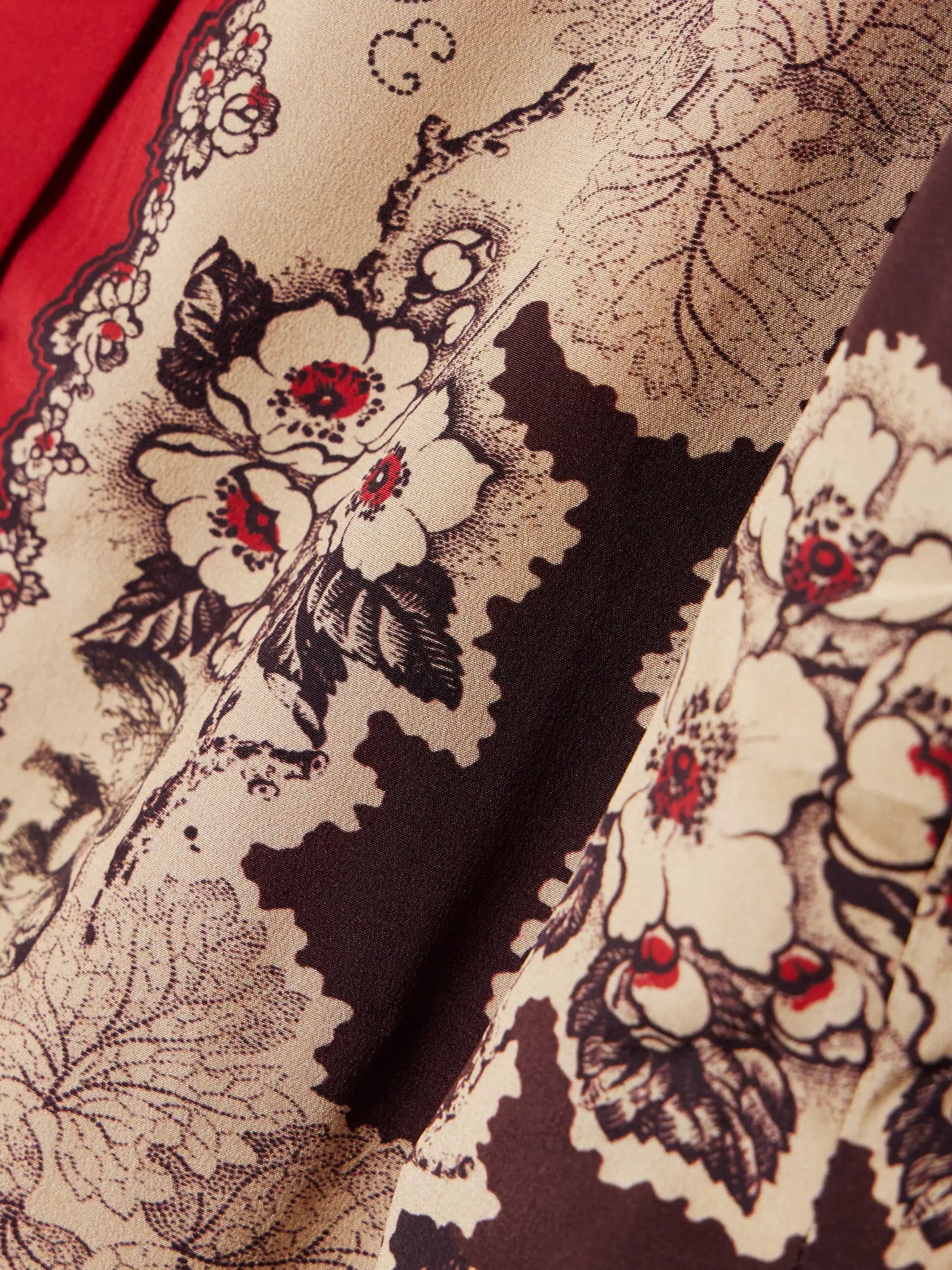 Storybook Printed Silk Mini Dress