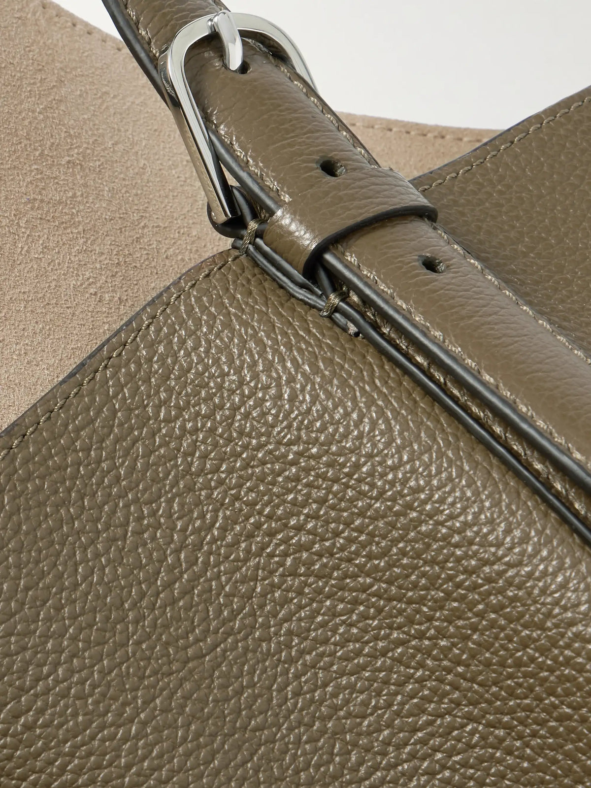 Textured-leather Tote