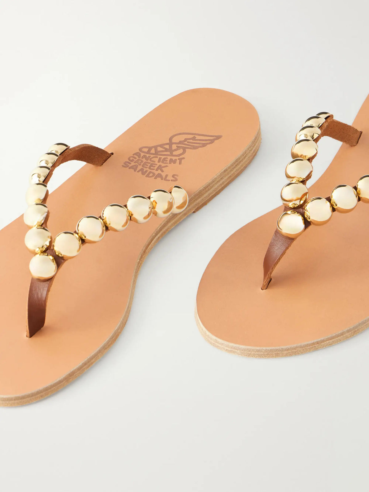 Endoxi Studded Leather Sandals