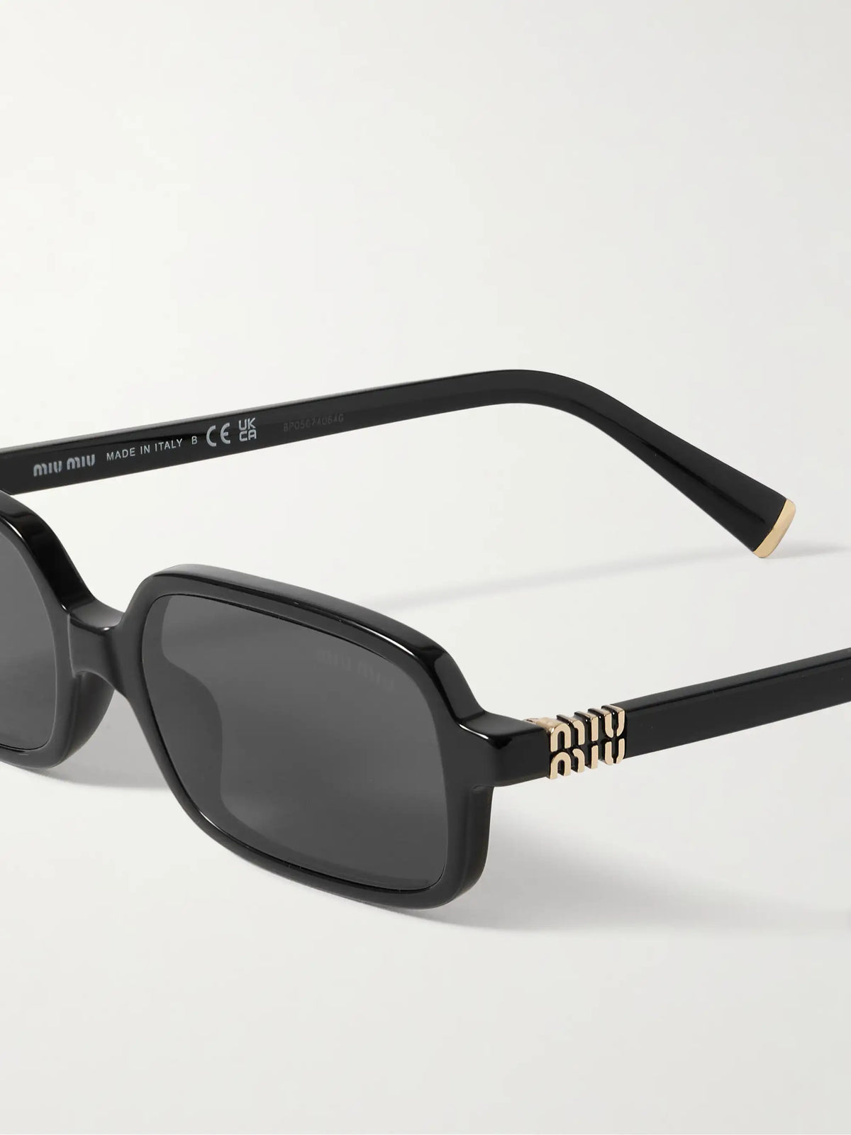 Miu Miu Eyewear Rectangular-frame Acetate Sunglasses