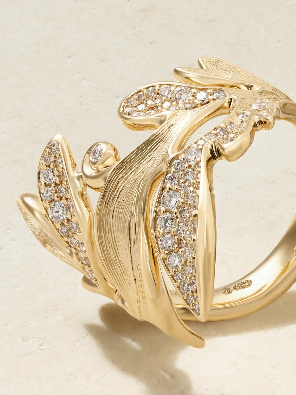 Forest 18-karat Gold Diamond Ring