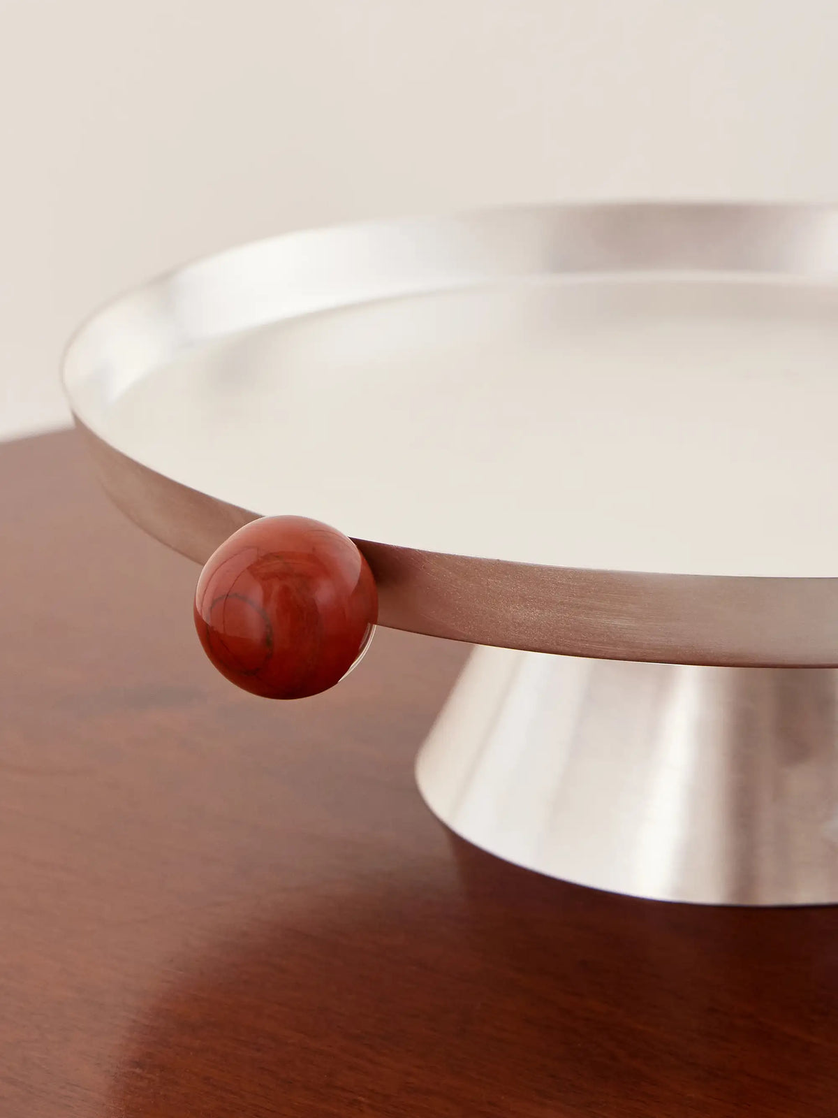 Natalia Criado Silver-plated And Stone Cake Stand