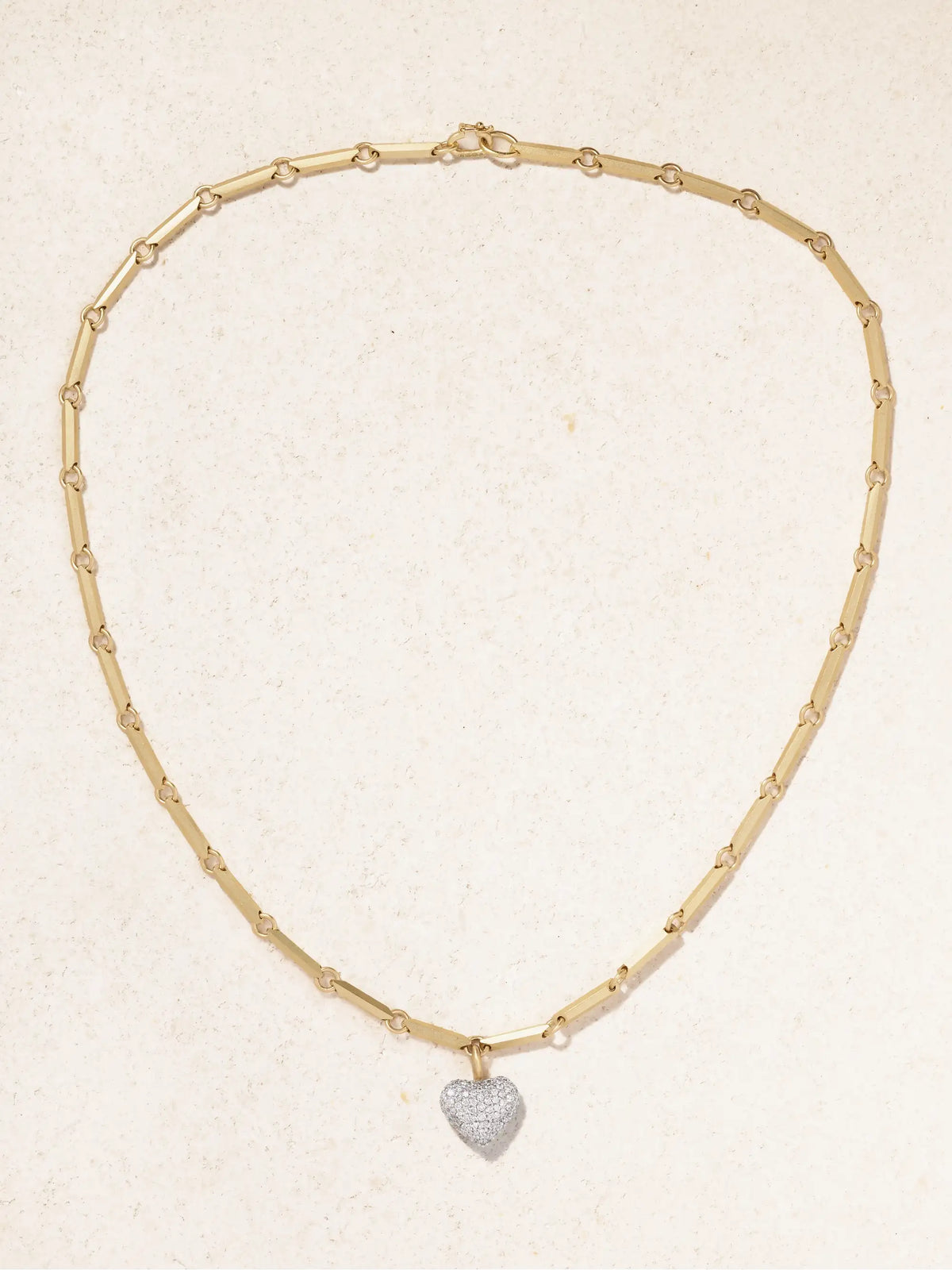 18-karat Yellow And White Gold Diamond Necklace