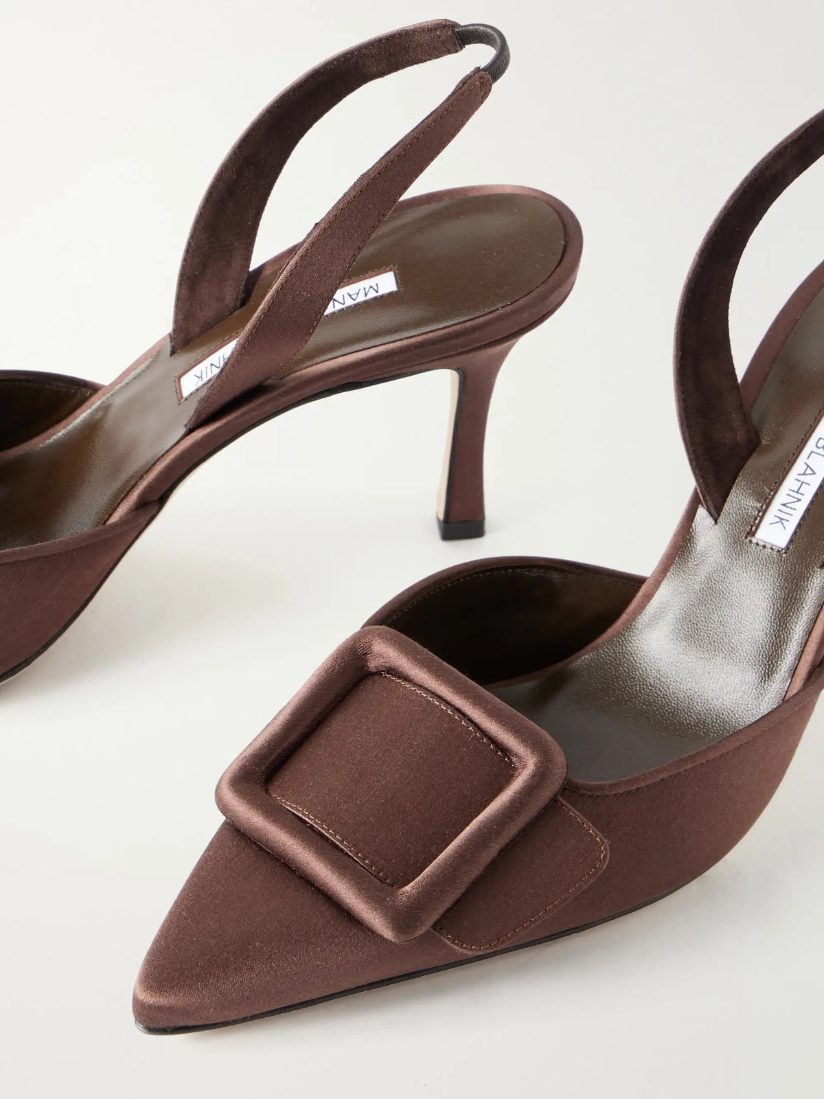 + Emilia Wickstead Maysli 70 Satin Slingback Pumps