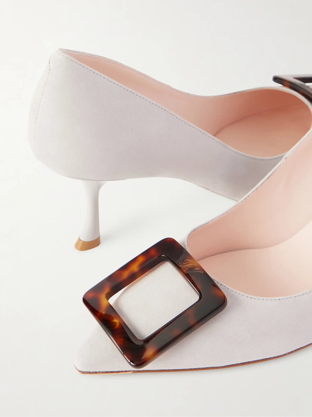 Viv In The City 65 Buckled Suede Pumps