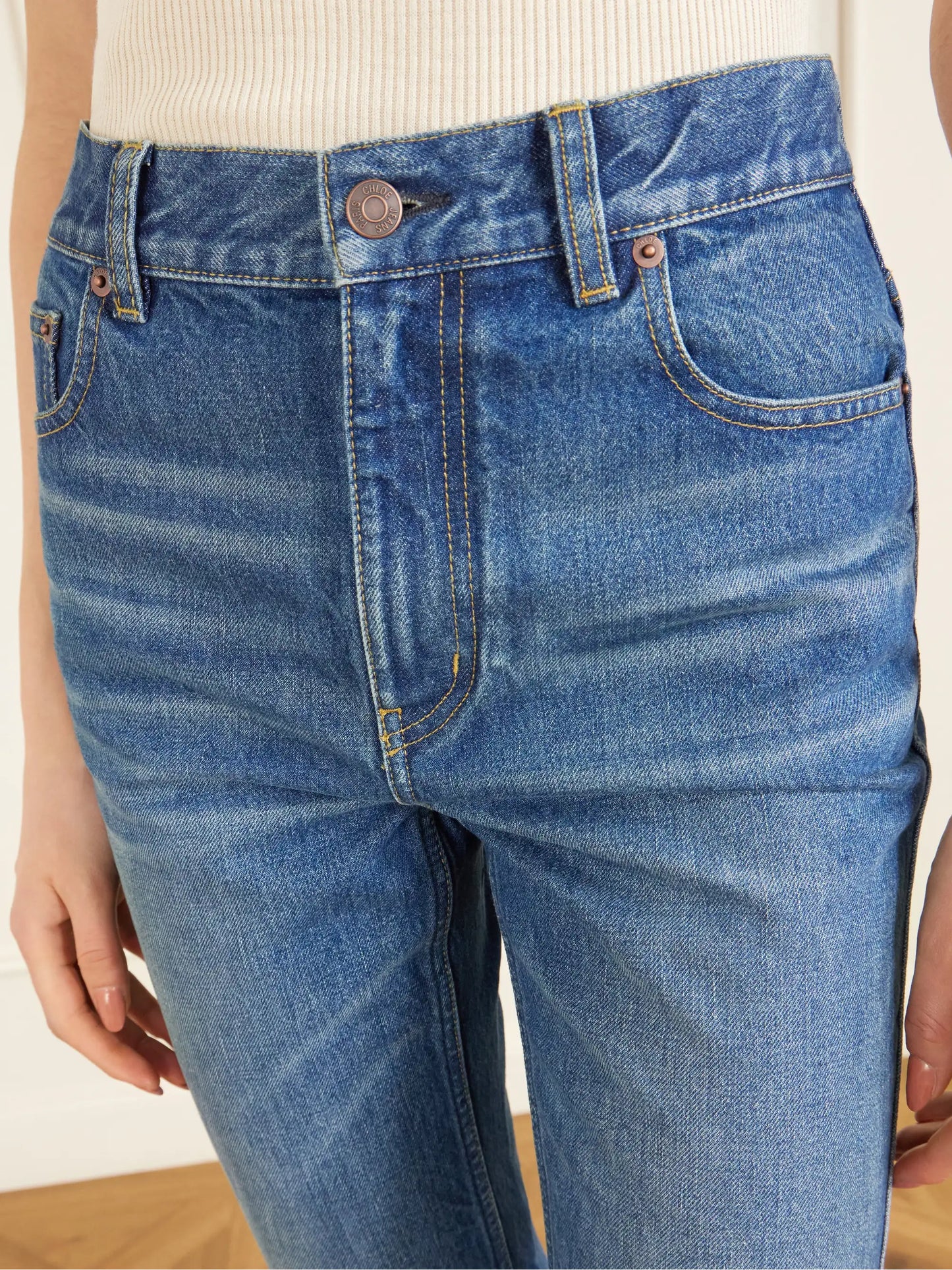 Capri Mid-rise Slim-leg Organic Jeans