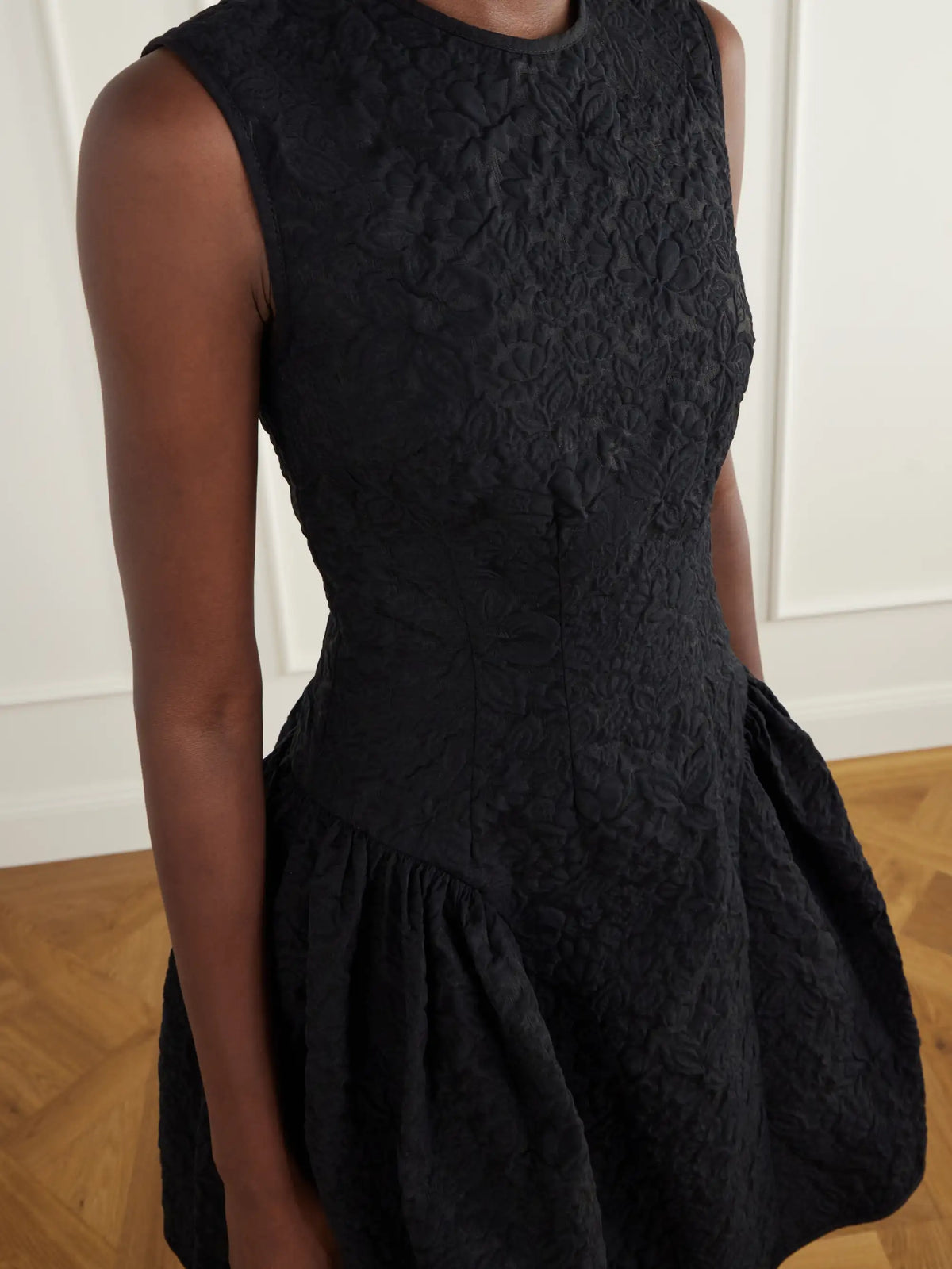 Cecilie Bahnsen Flodie Matelassé Knee-length Dress