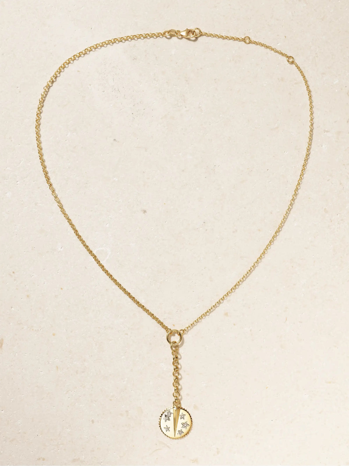 FoundRae + Net Sustain Resilience 18-karat Recycled Gold Diamond Necklace