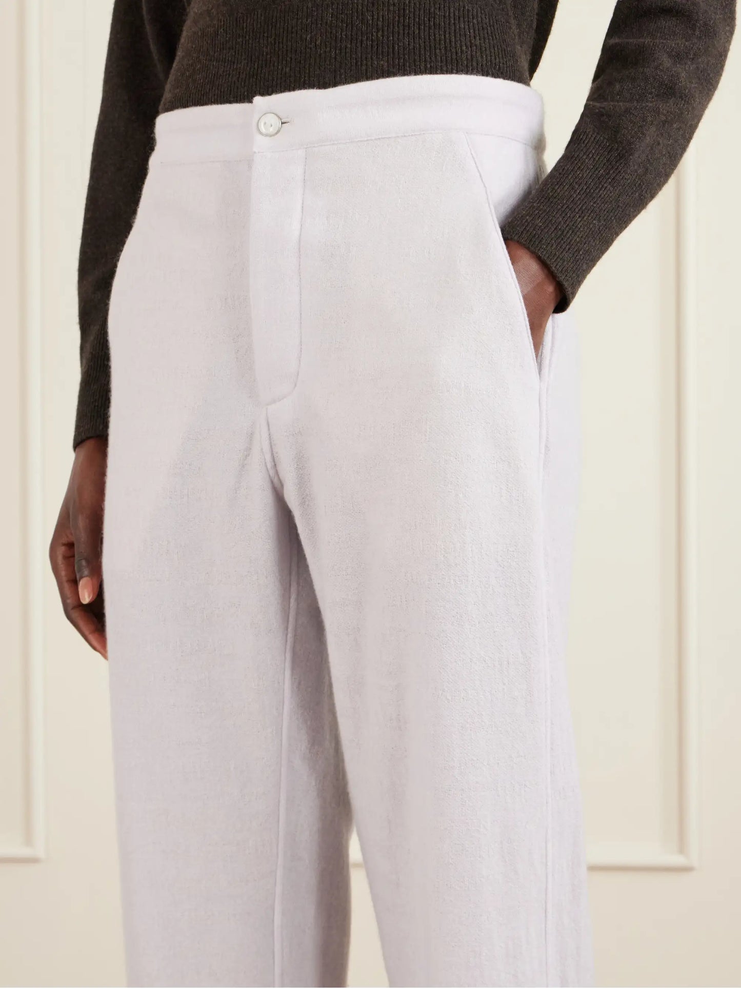 Affirmations Cashmere Wide-leg Pajamas Pants