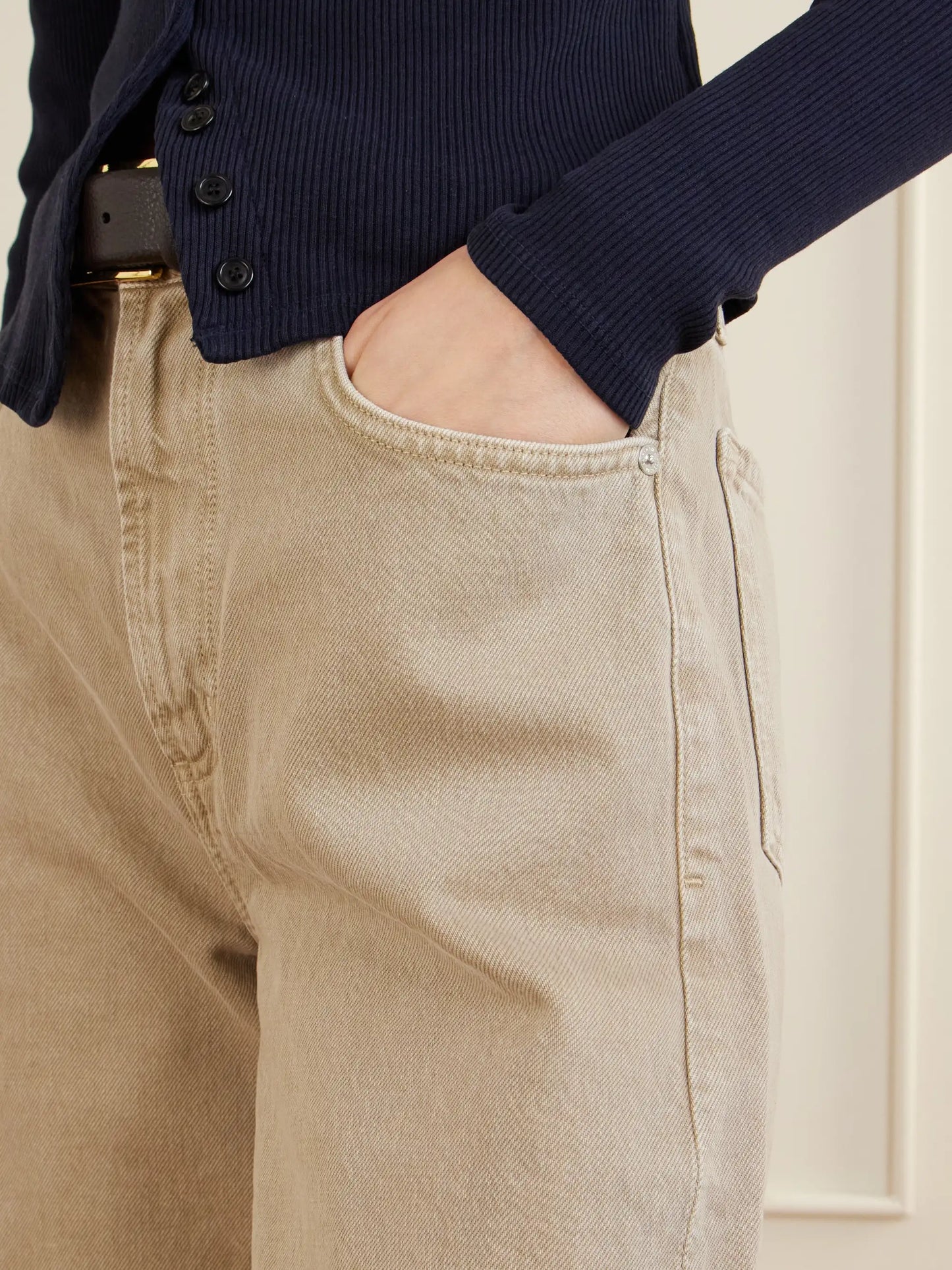 Miro Mid-rise Barrel-leg Jeans
