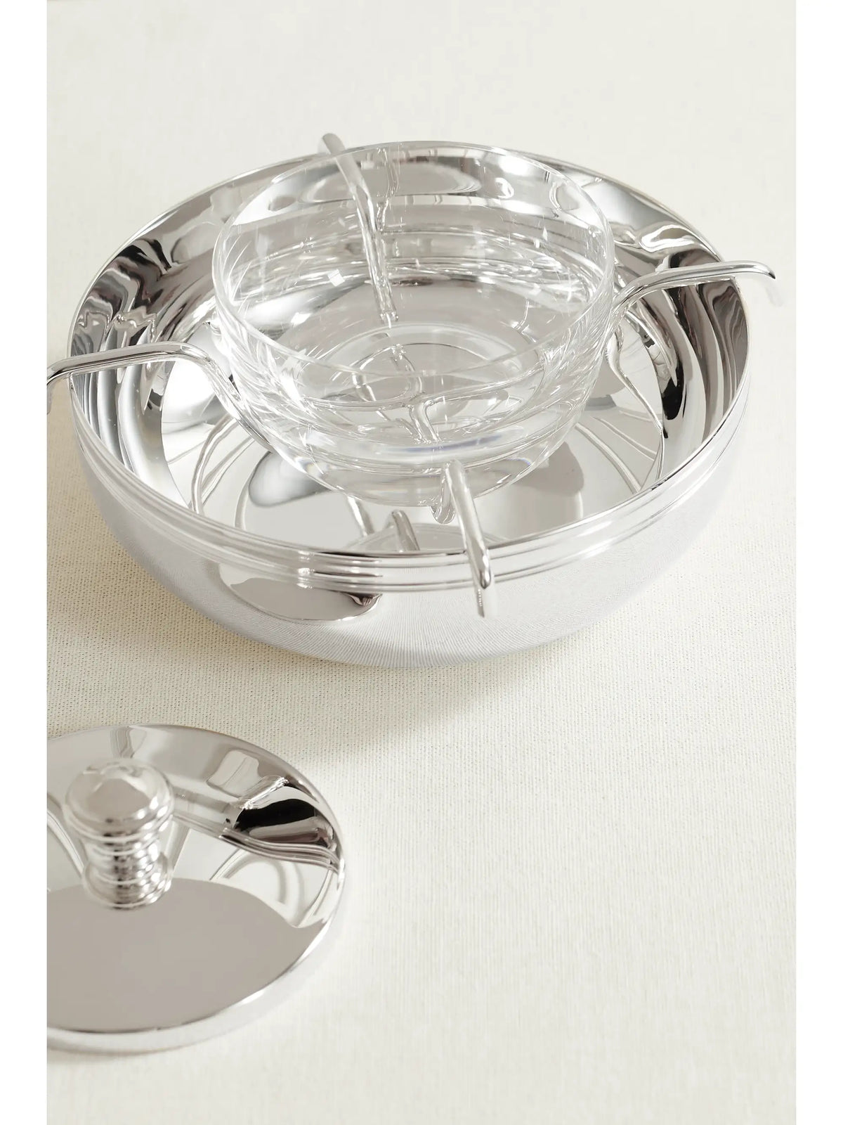 Albi Silver-plated Caviar Serving Set