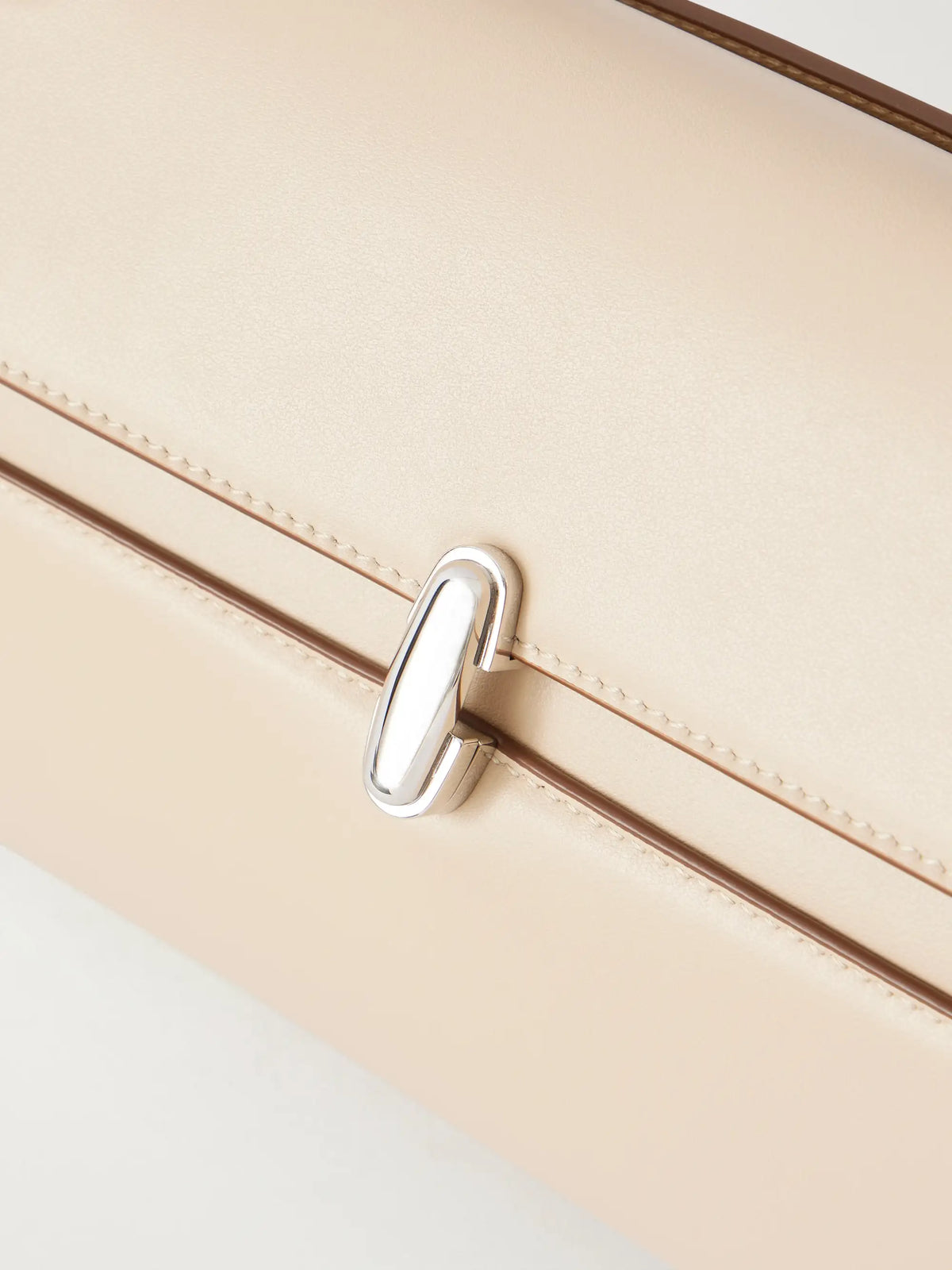 Symmetry Trapeze Leather Shoulder Bag
