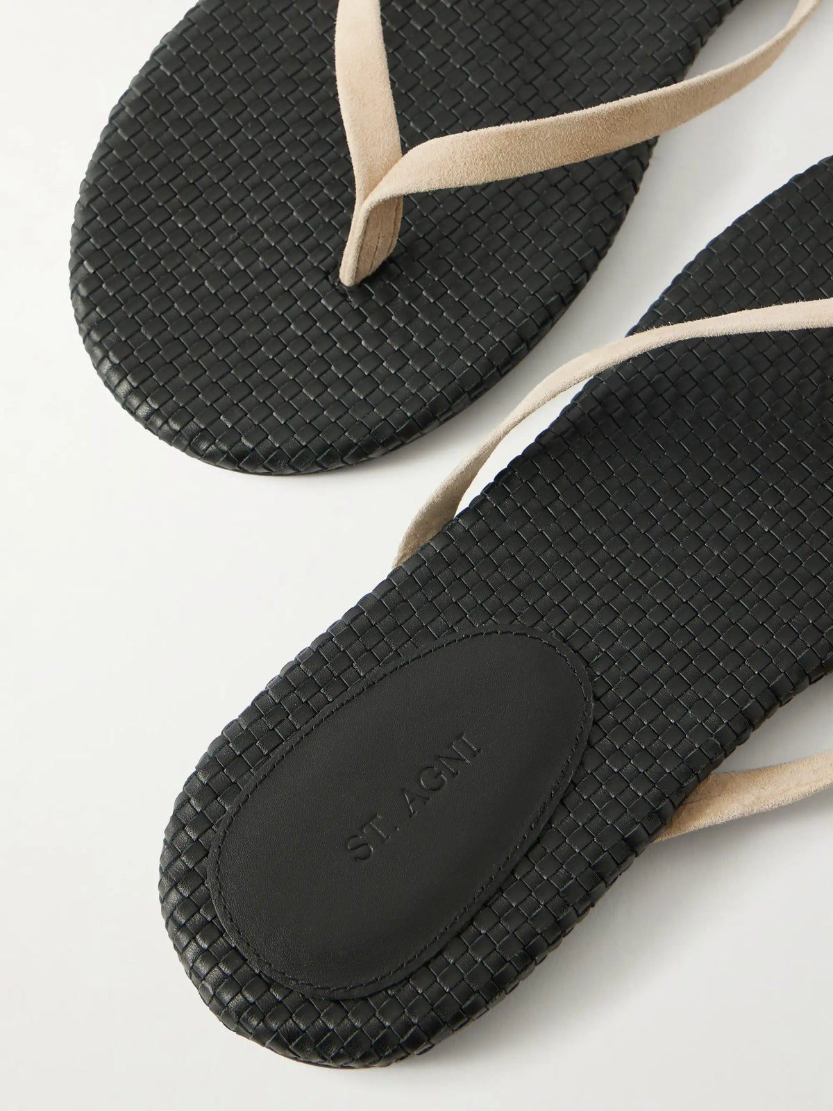 Suede Woven Flip Flop