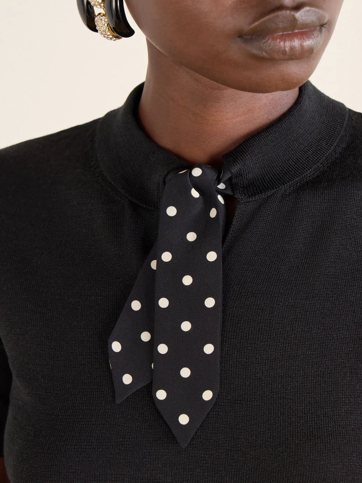 Silk-trimmed Wool-blend Knit Polo Shirt