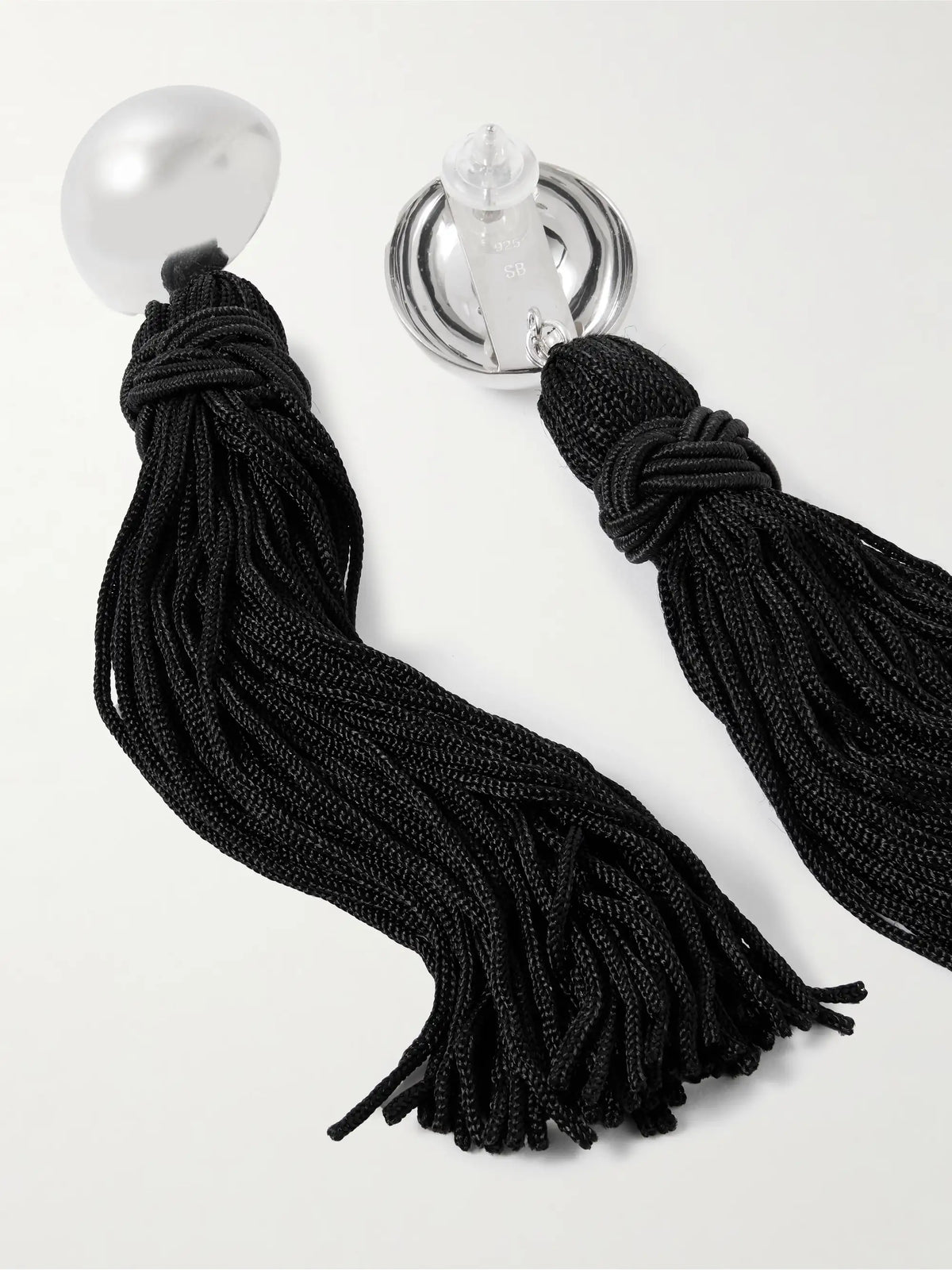 Venetian Tasseled Silver Earrings