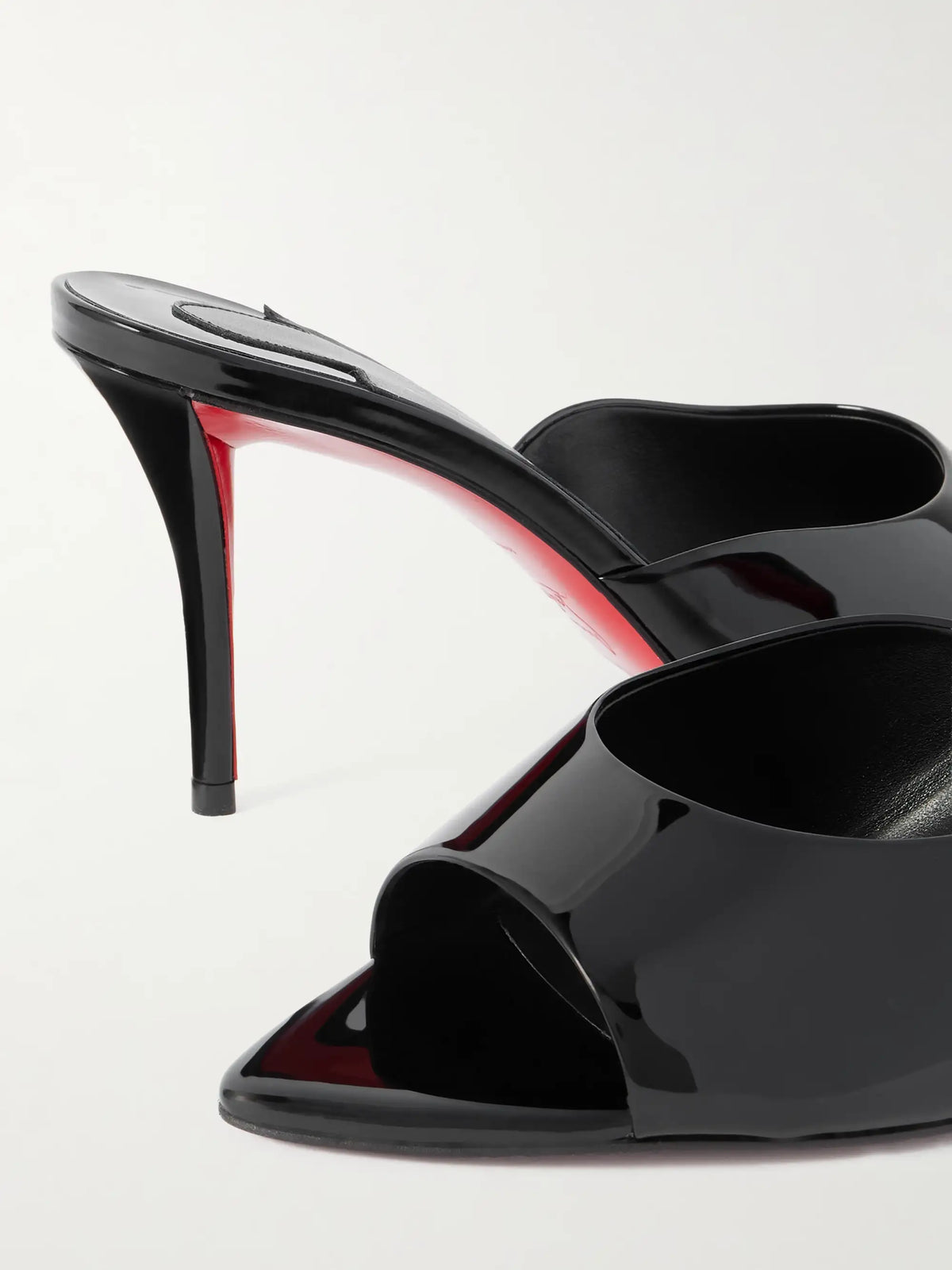 Miss Z 80 Patent-leather Mules