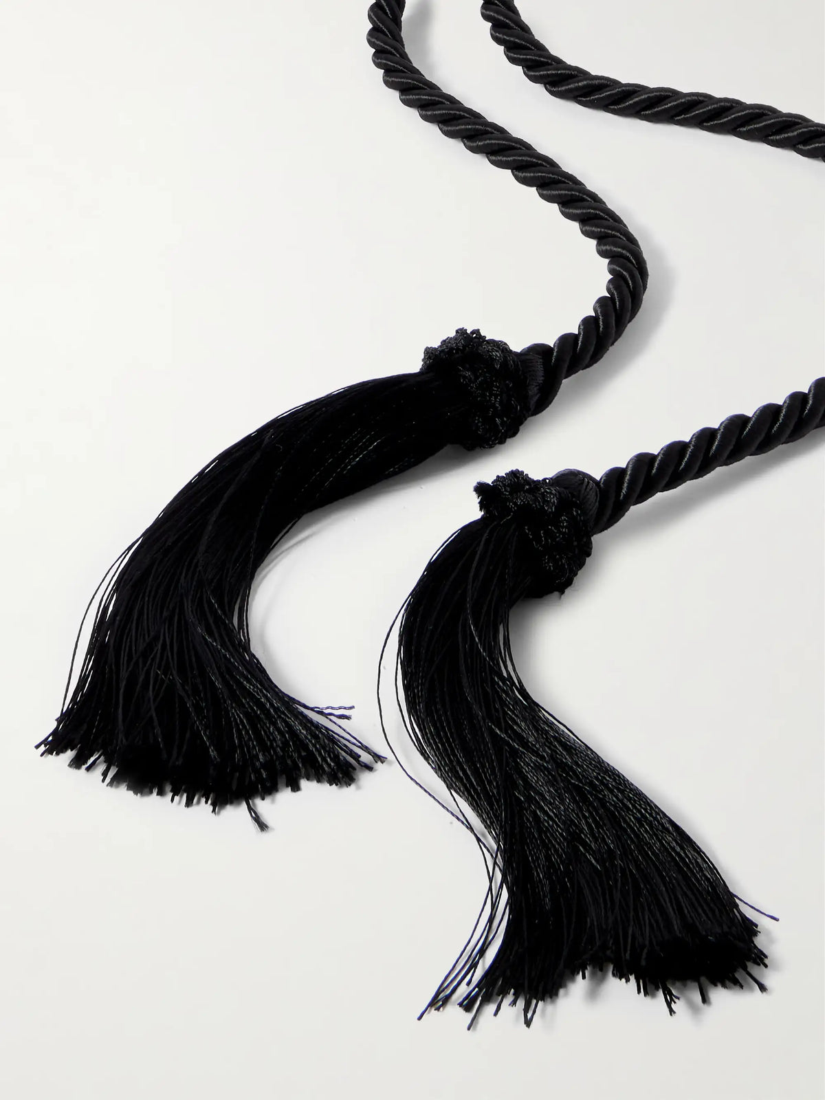 Tasseled Woven Cord Belt