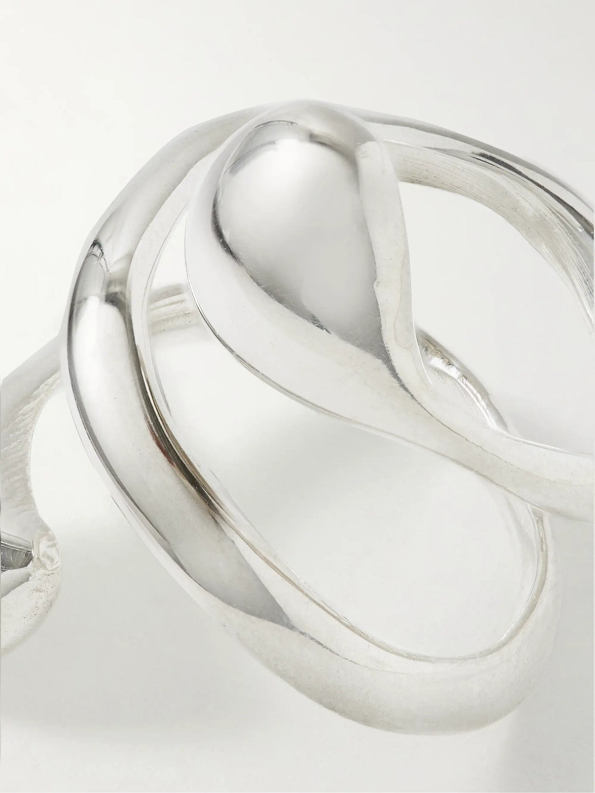 Dual Flora Recycled Silver Ring