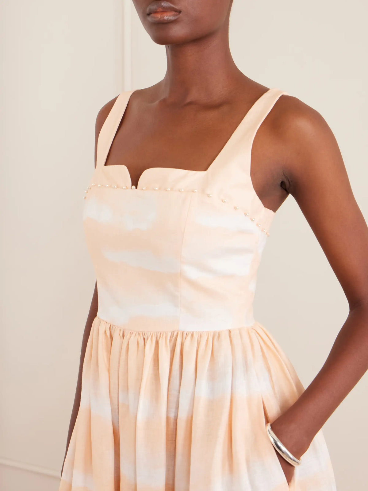 Agua by Agua Bendita Jaspe Paraiso Linen Maxi Dress