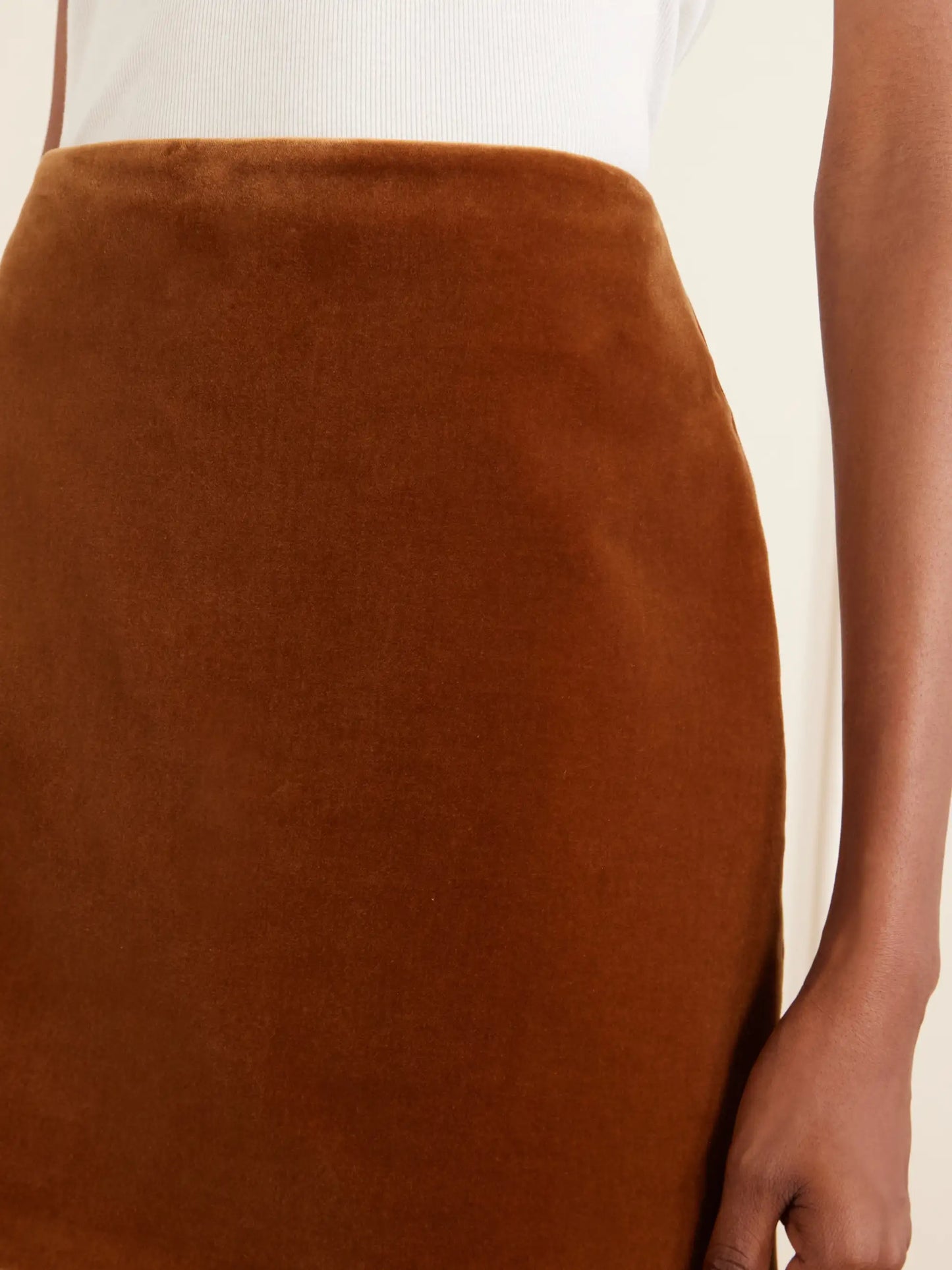 Jealousy Cotton-velvet Mini Skirt