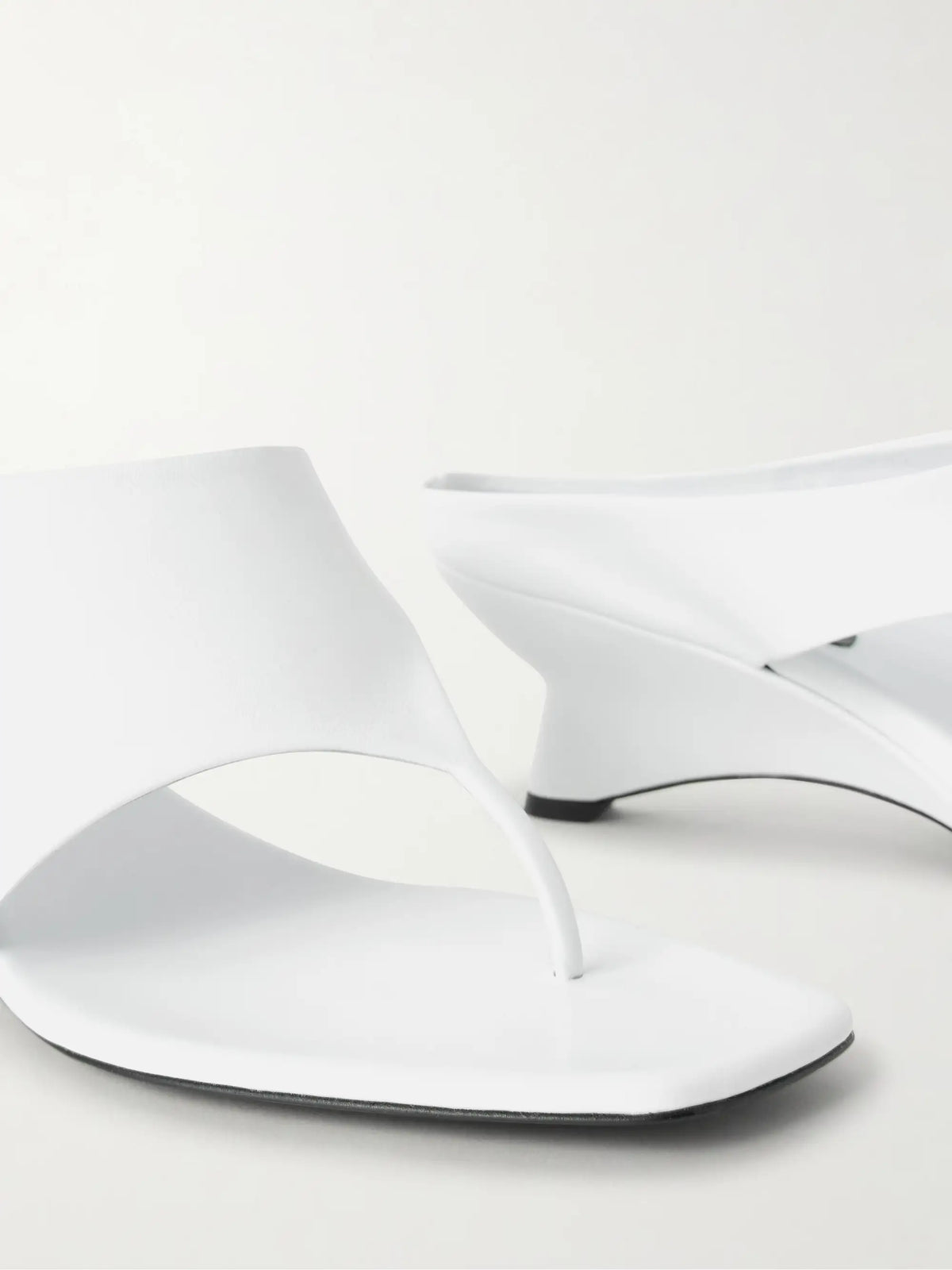 Marlow Leather Wedge Mules
