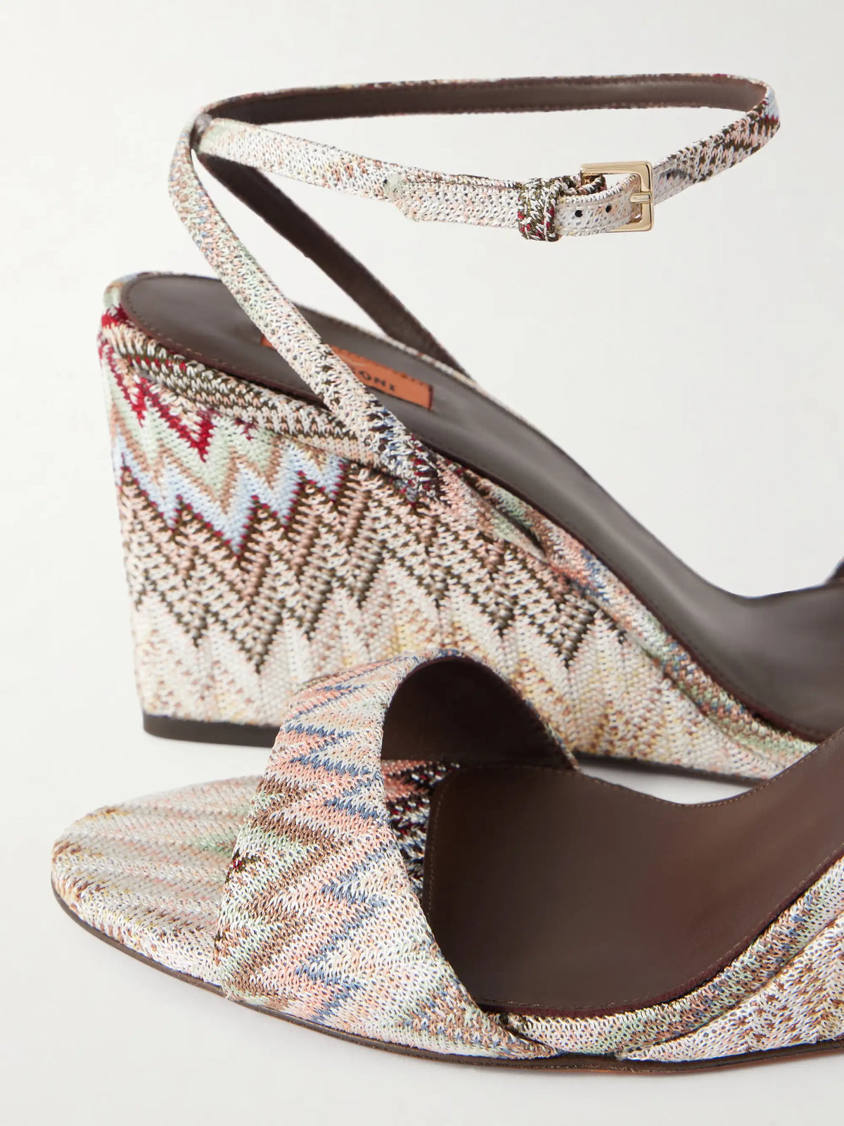 Julie Striped Woven Sandals