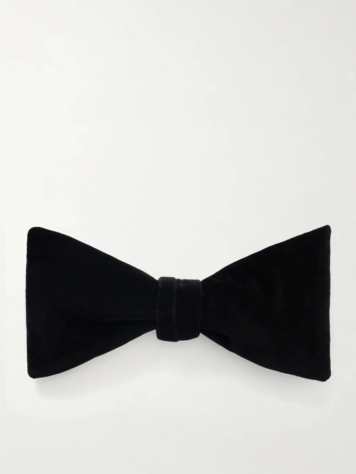 KHAITE Liv Cotton-blend Velvet Bowtie