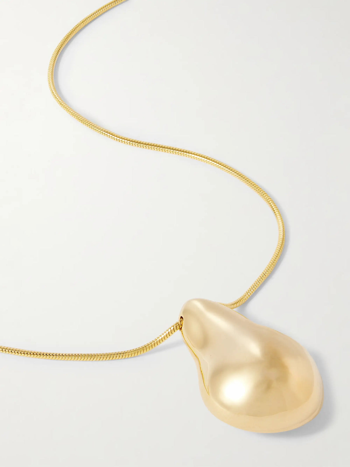 The Betty Convertible Gold-plated And Leather Necklace