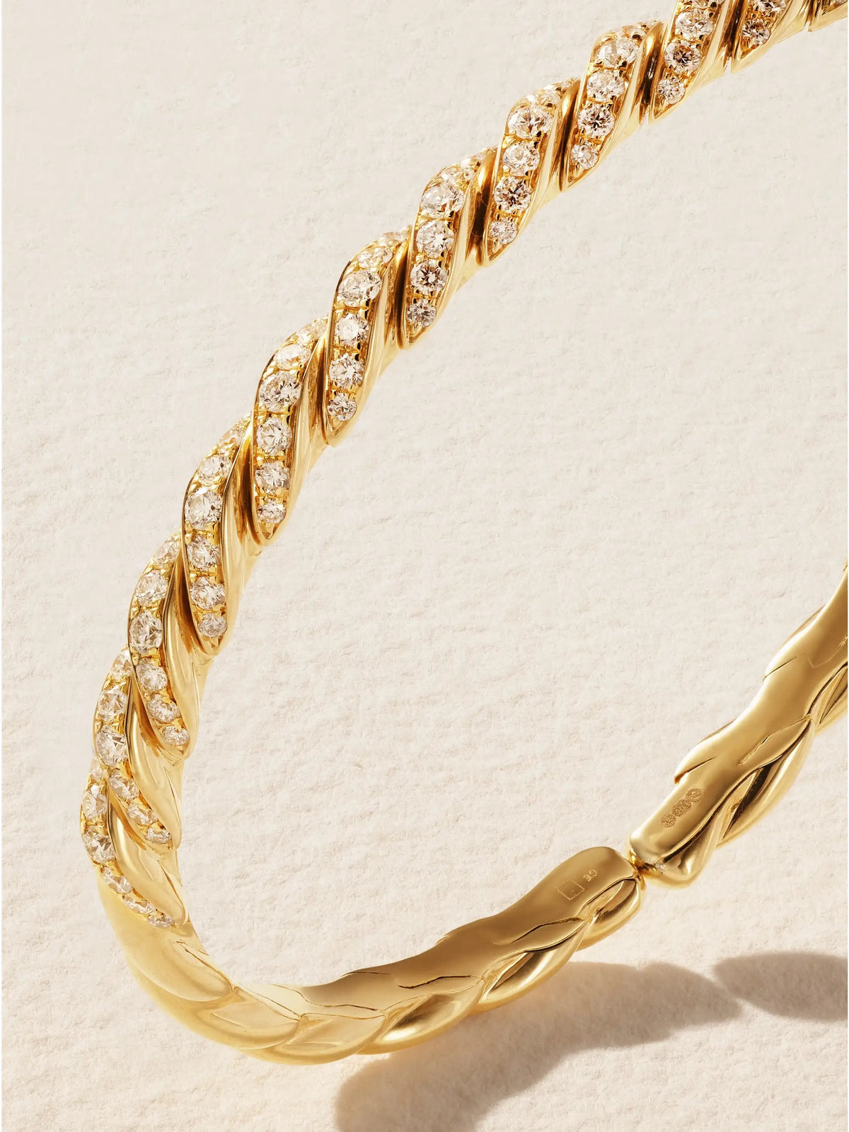 Pavéflex 18-karat Gold Diamond Bracelet