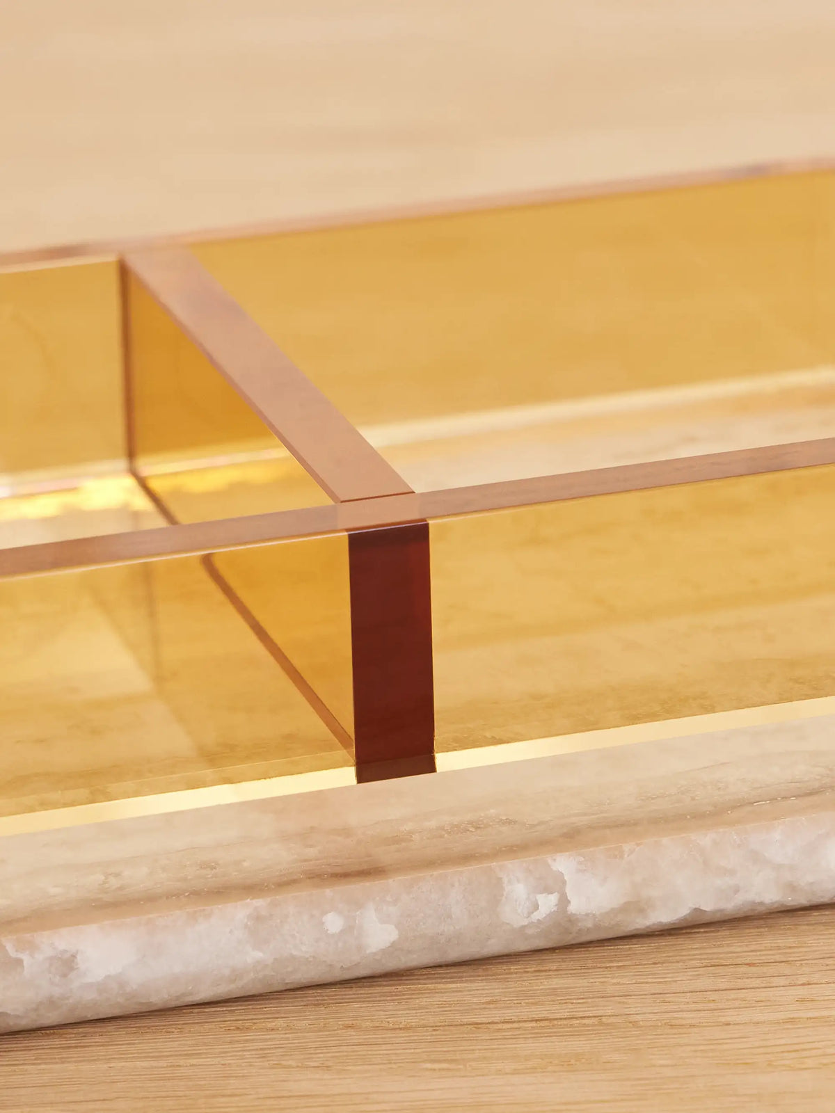 Treasures Crystal And Natural Onyx Tray