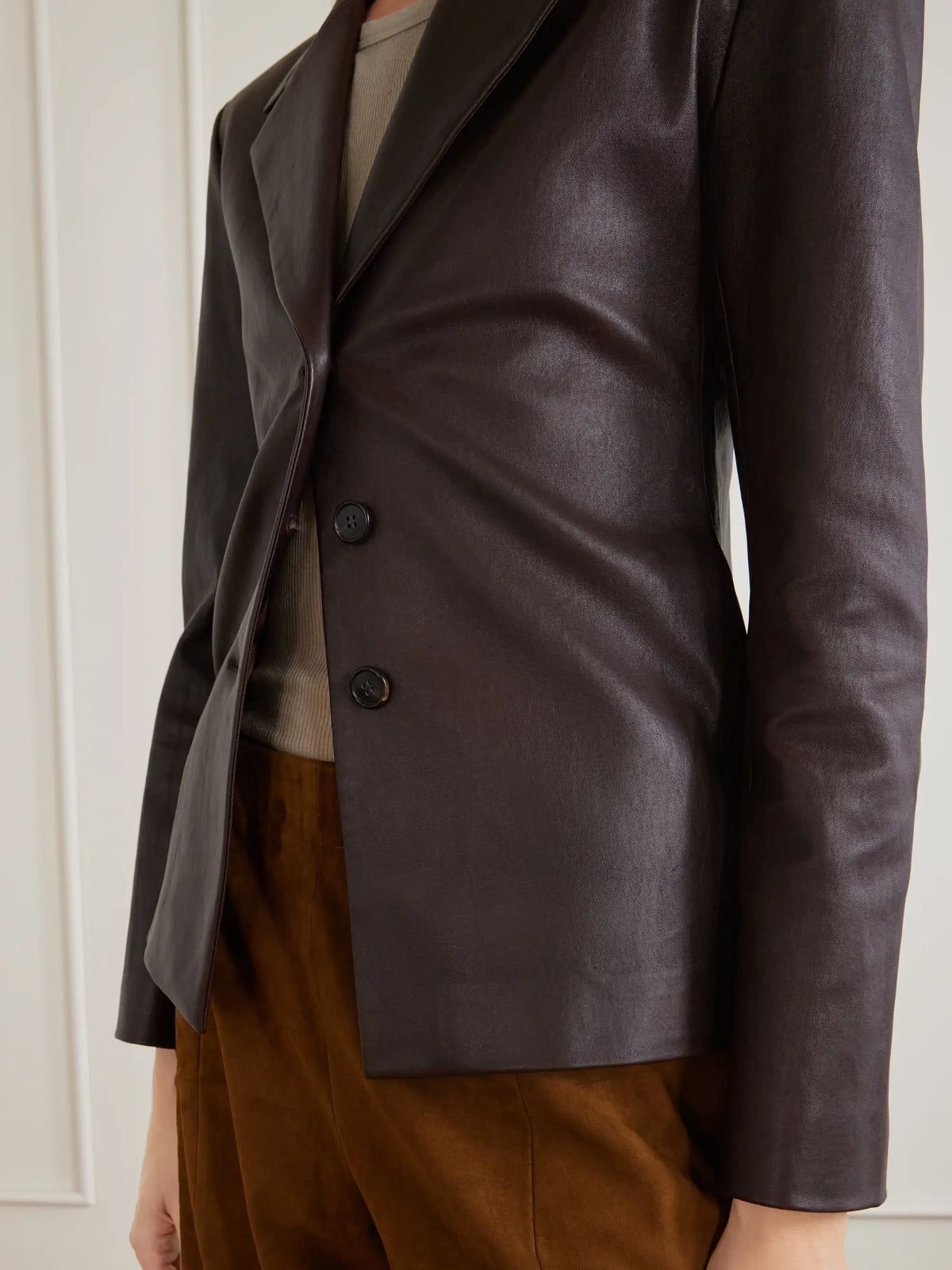 STOULS Helly Leather Blazer
