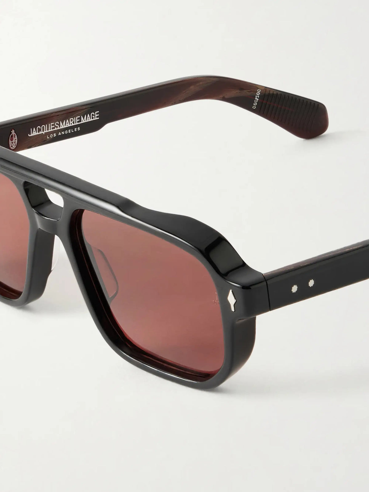 Jacques Marie Mage Evans Aviator-style Acetate Sunglasses